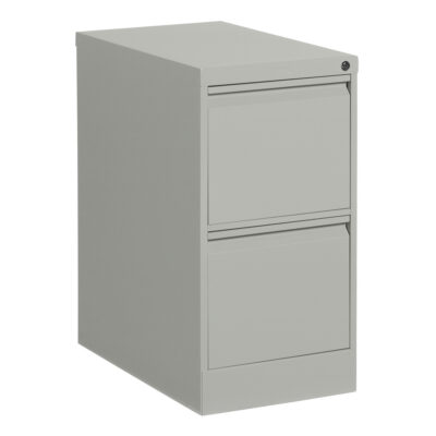 Classeur vertical, Acier, 2 tiroirs, 15-1/7" la x 25" p x 29" h, Gris