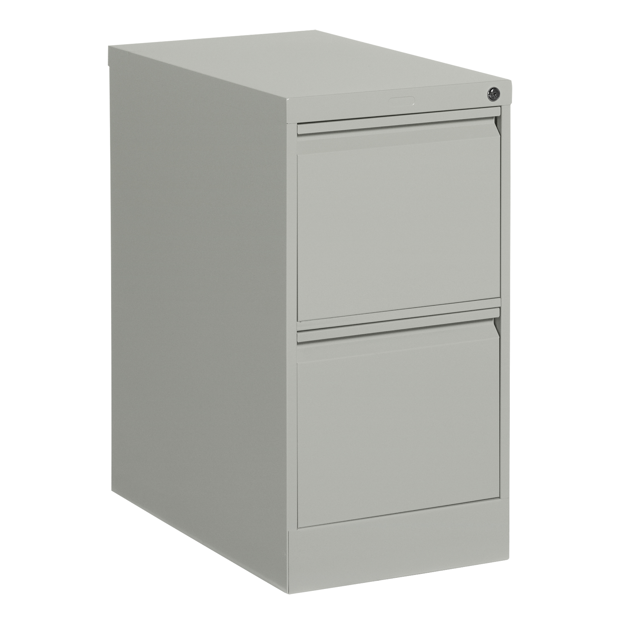 Classeur vertical, Acier, 2 tiroirs, 15-1/7" la x 25" p x 29" h, Gris