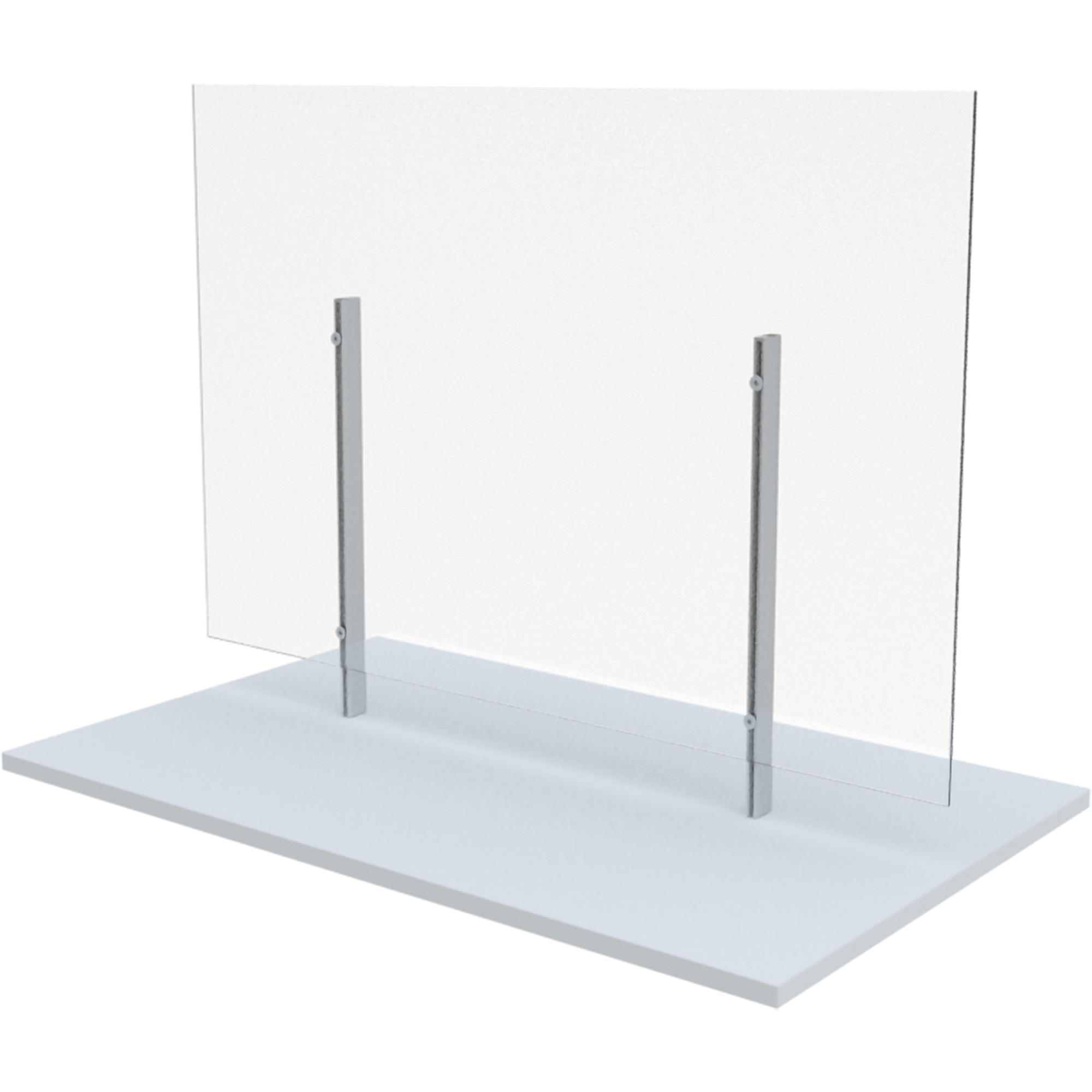 Vitre hygiénique sur pied, 36" la x 36" h