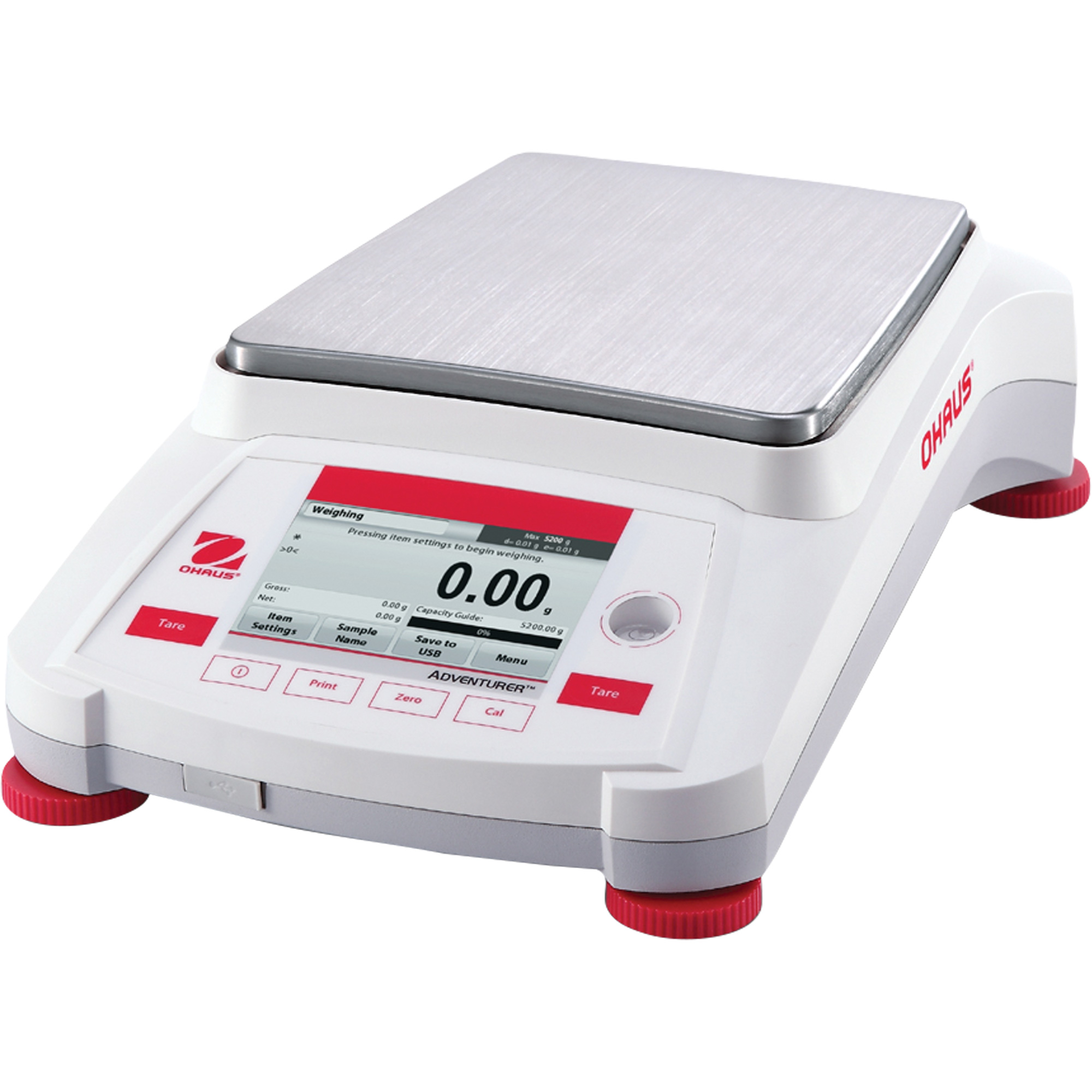 Balance électronique avec étalonnage externe AX1502/E AdventurerMD, Capacité 1520 g, Graduations 0,01 g