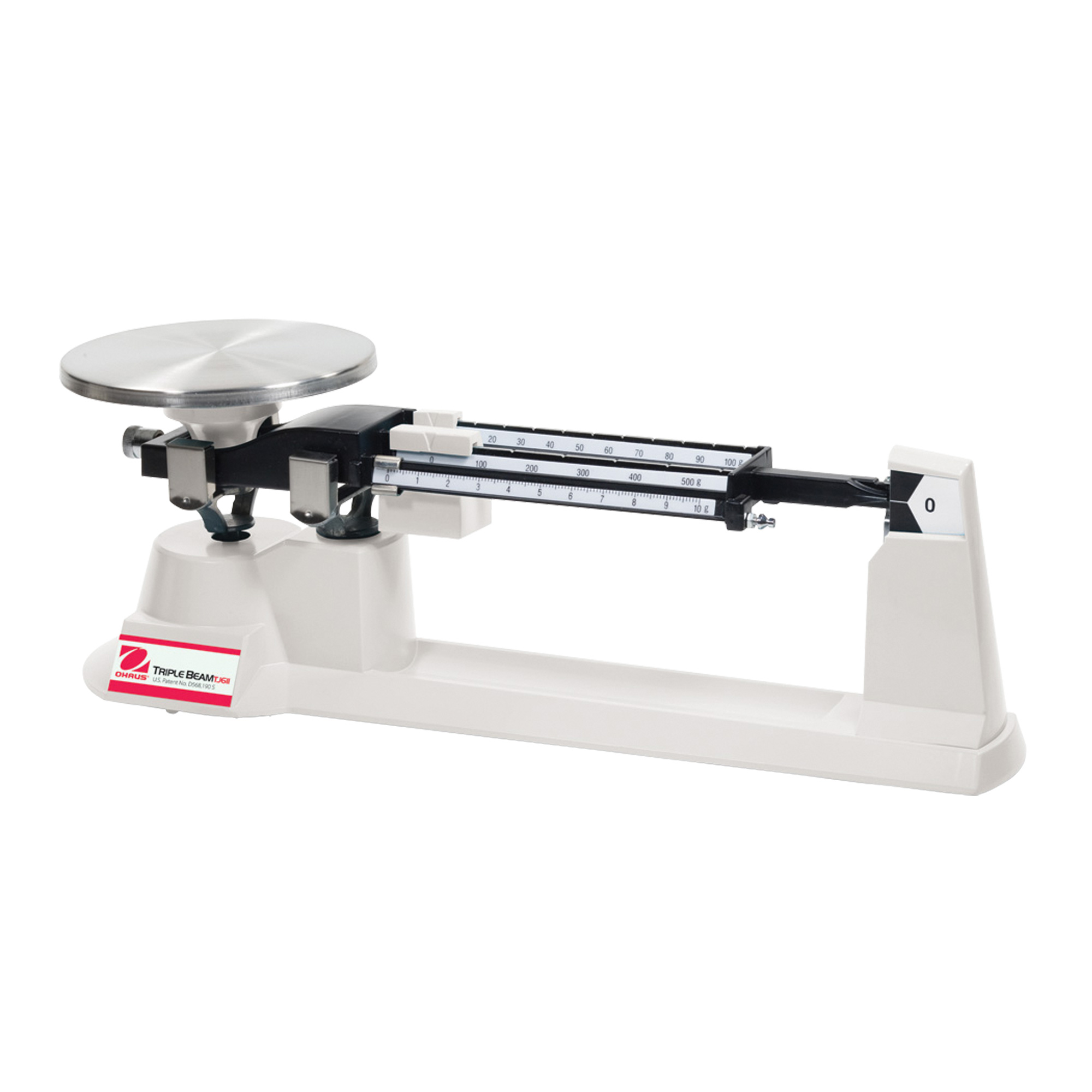 Balance mécanique à triple fléau de série légère TJ-611, Capacité 610 g, Graduations 0,1 g