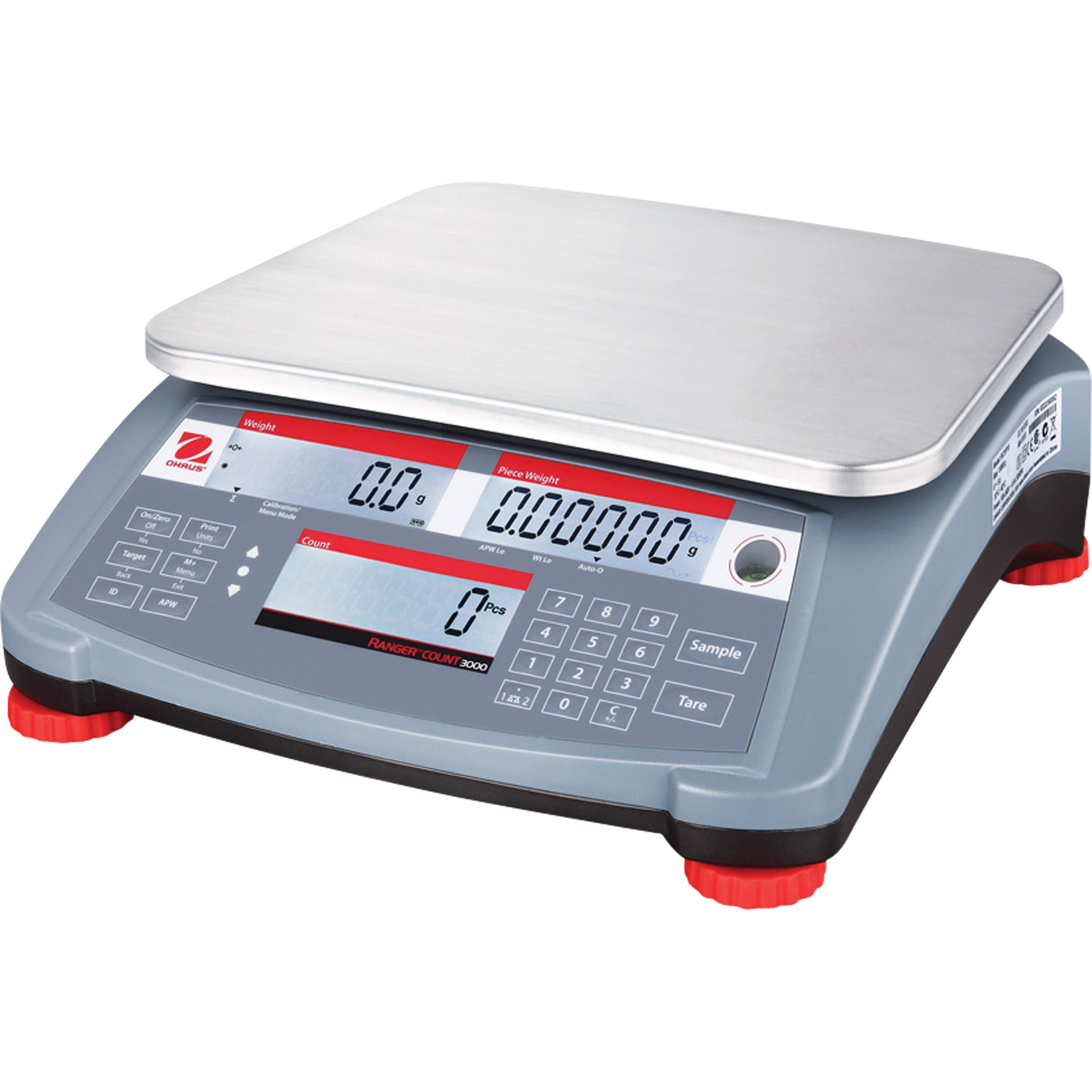 Balances d'établi pour compter Count 3000 RangerMD, Capacité 1,5 kg/1500 g/3 lb/48 oz, Graduations 0,05 g / 0,002 oz