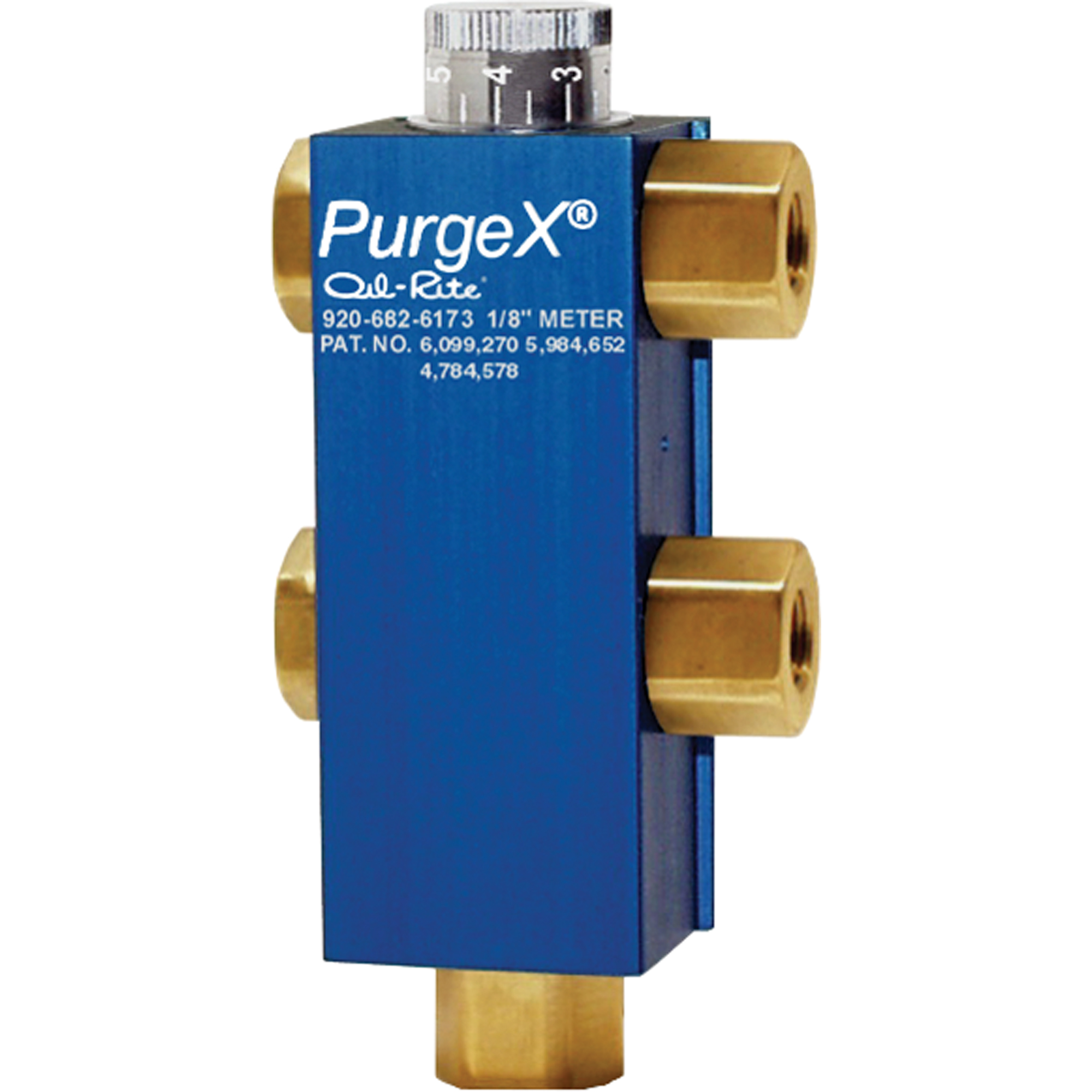 Pompes distributrices de précision PurgeXMD, ajustables & pneumatiques, 1/8" NPT, Max. 125 PSI