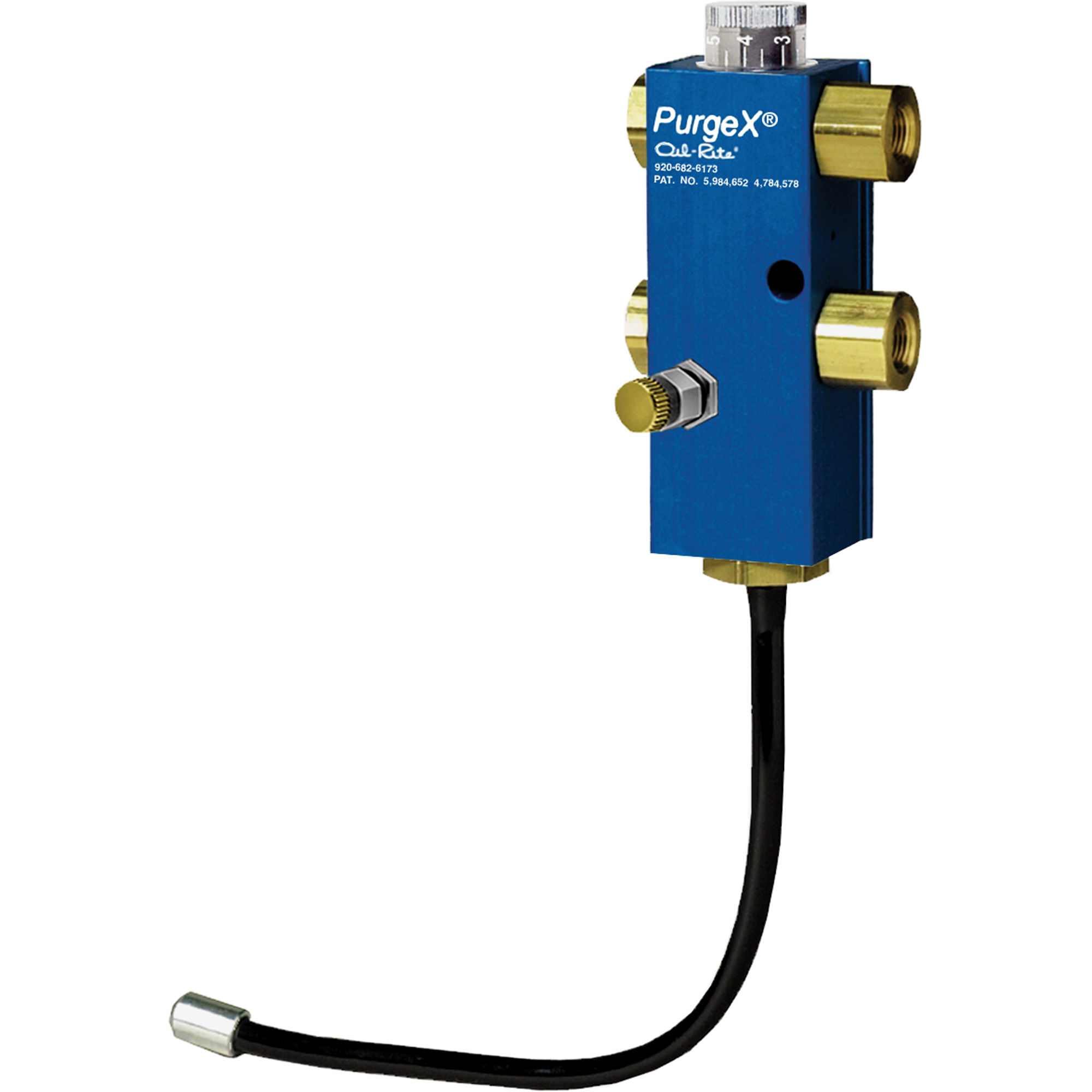 Pompes distributrices de précision PurgeXMD, ajustables & pneumatiques, 1/8" NPT, Max. 125 PSI