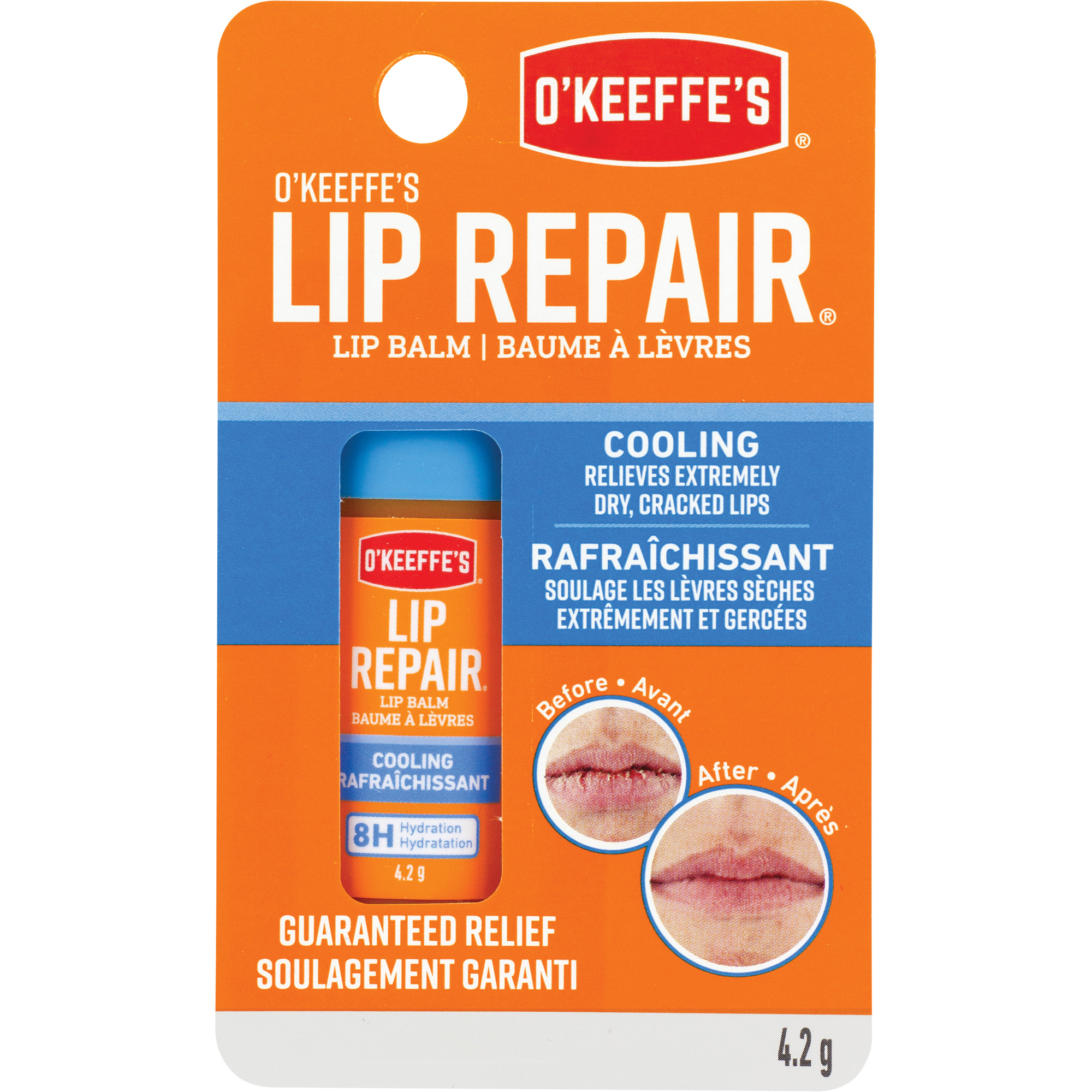 Baume à lèvres soulagement rafraîchissant Lip Repair, 0 IPS