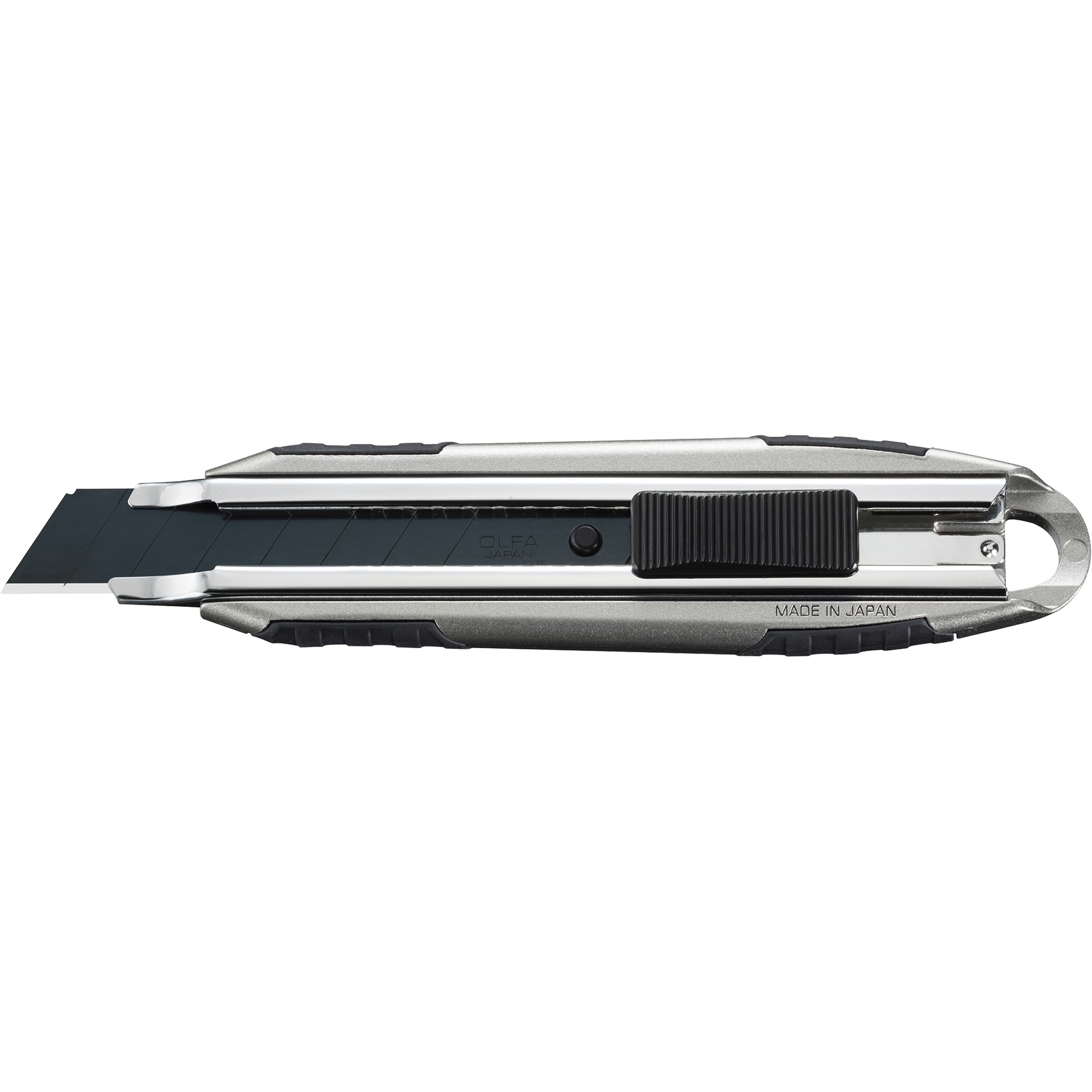 Couteau autoverrouillable, 18 mm, Acier au carbone, Robuste, Prise en Aluminium