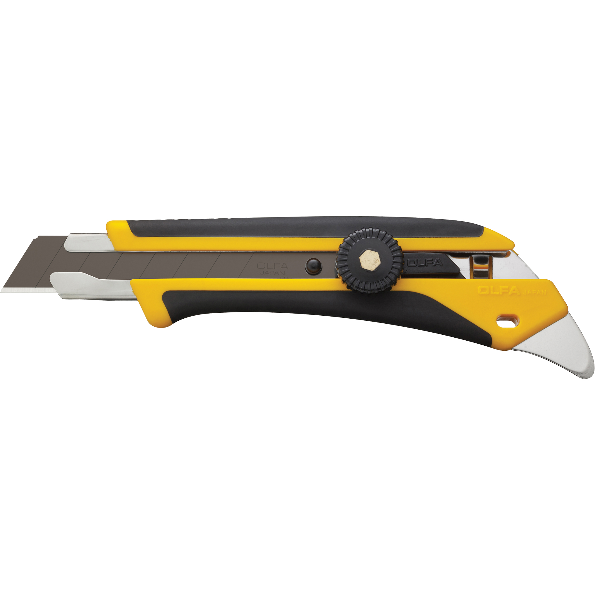 Couteau utilitaire robuste avec verrou à loquet, 18 mm