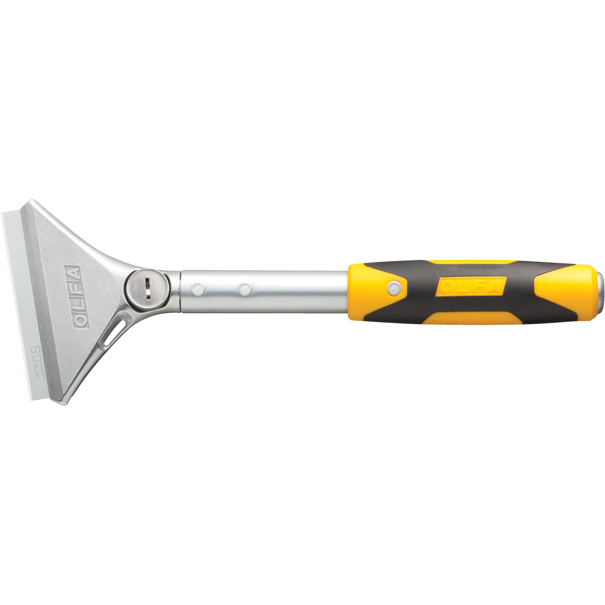 Grattoir extra robuste OLFAMD XSR-300, Lame Acier, Largeur 4", Manche Métal