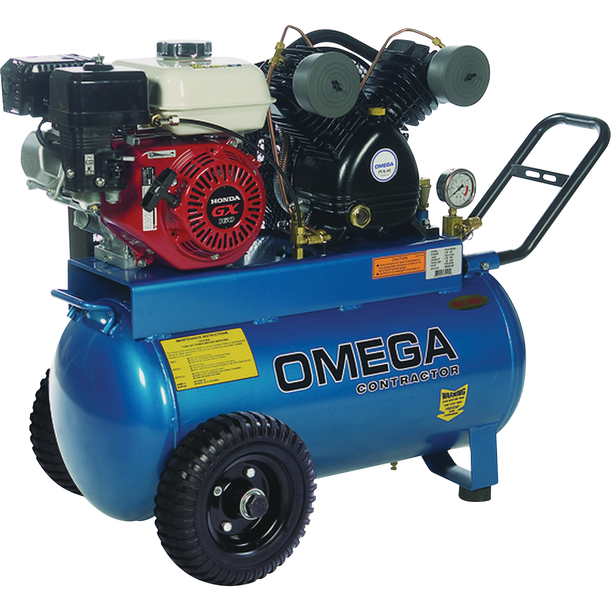 Compresseurs d'air série entrepreneur, Essence, 16,6 gal. (20 gal. US), 125 PSI