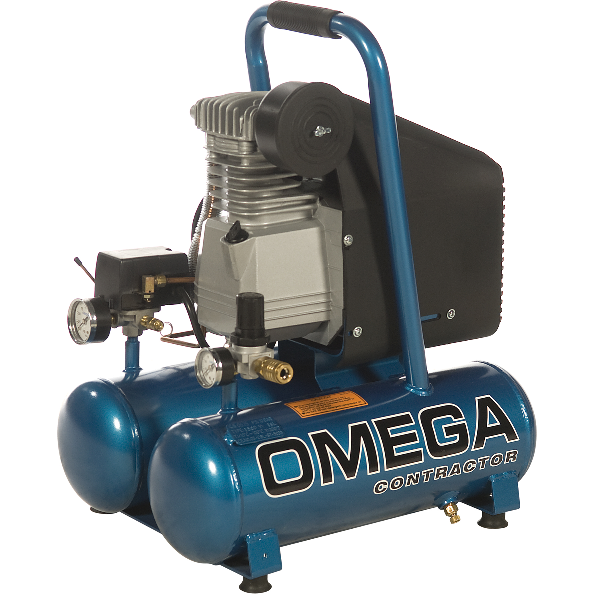Compresseurs portatifs série pour entrepreneurs - Lubrification à l'huile, entraînement direct, Électrique, 3,3 gal. (4 gal. US), 125 PSI, 115/1 V