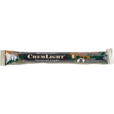 Bâtons de sécurité luminescents CyalumeMD 6", Vert, Durée 12 h