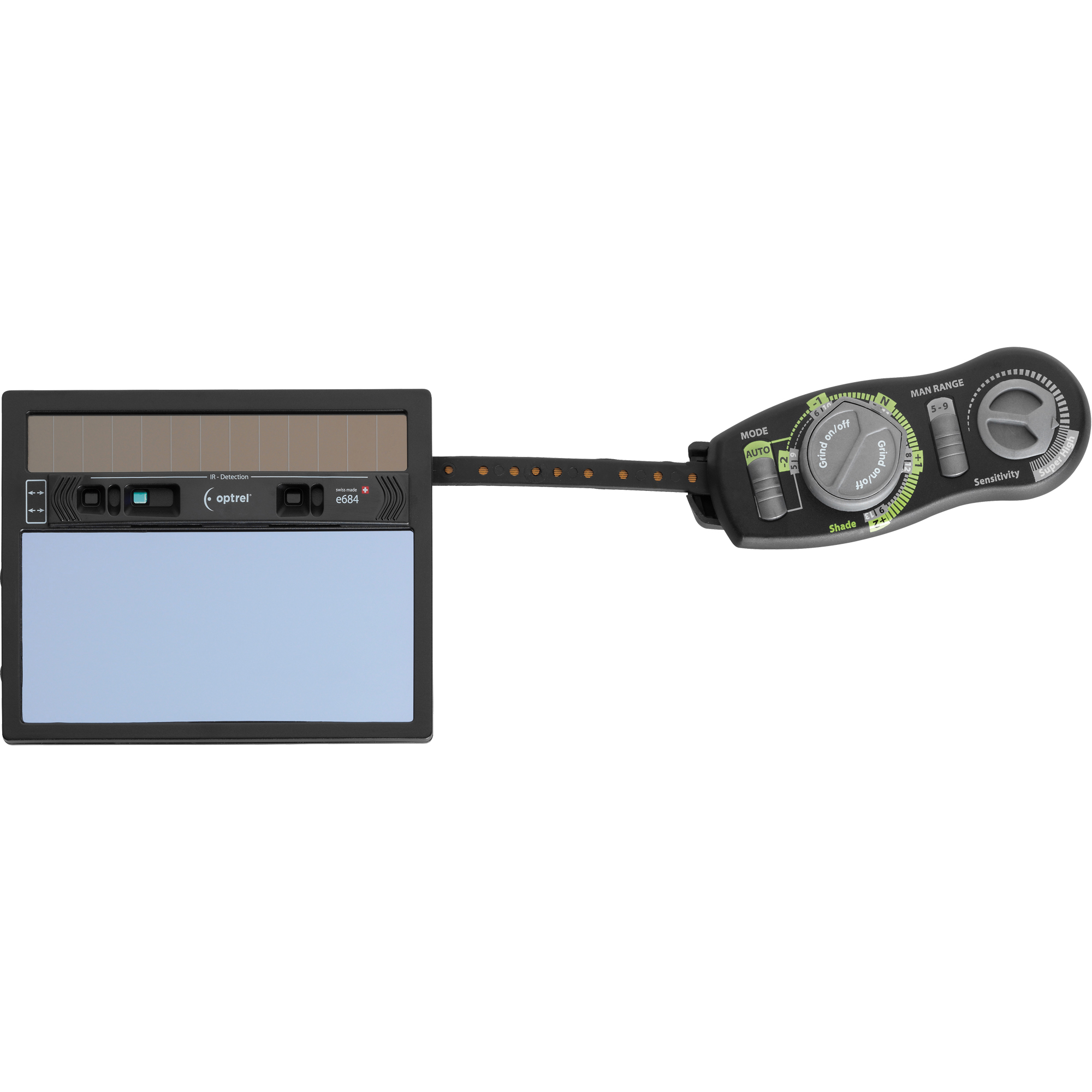 Filtre autoassombrissant de rechange pour masque de soudage e684, 4'' la x 2'' h Champ de vision, Pour utilisation avec e684