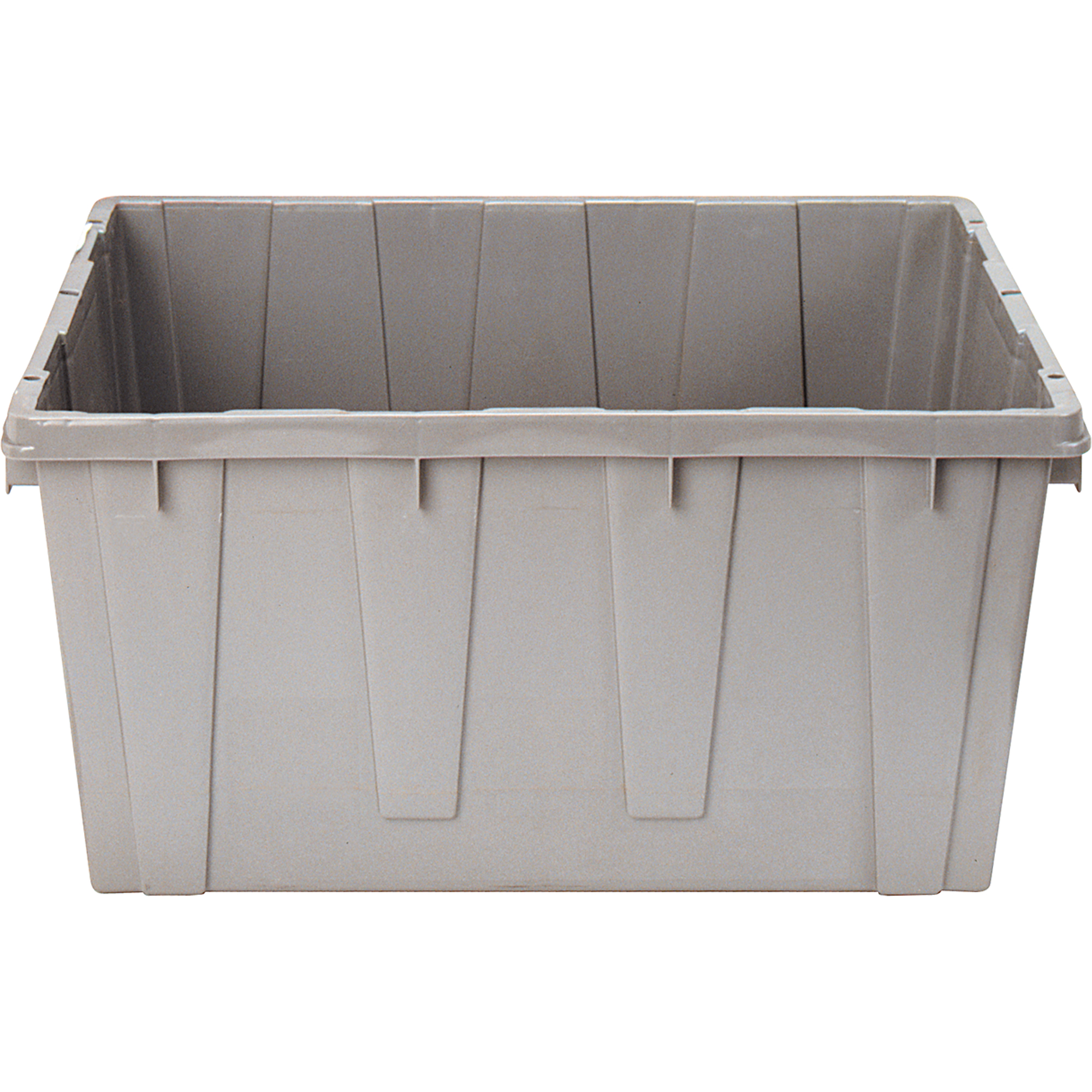 Contenant emboîtable, 21,1" la x 17,7" p x 12" h, Gris