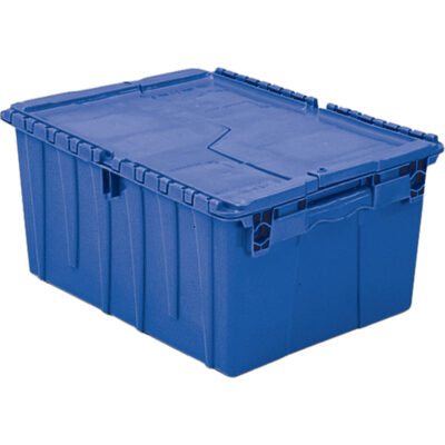 Contenants de distribution FlipakMD en plastique polyéthylène (PE), 11,8" x 9,8" x 7,7", Bleu
