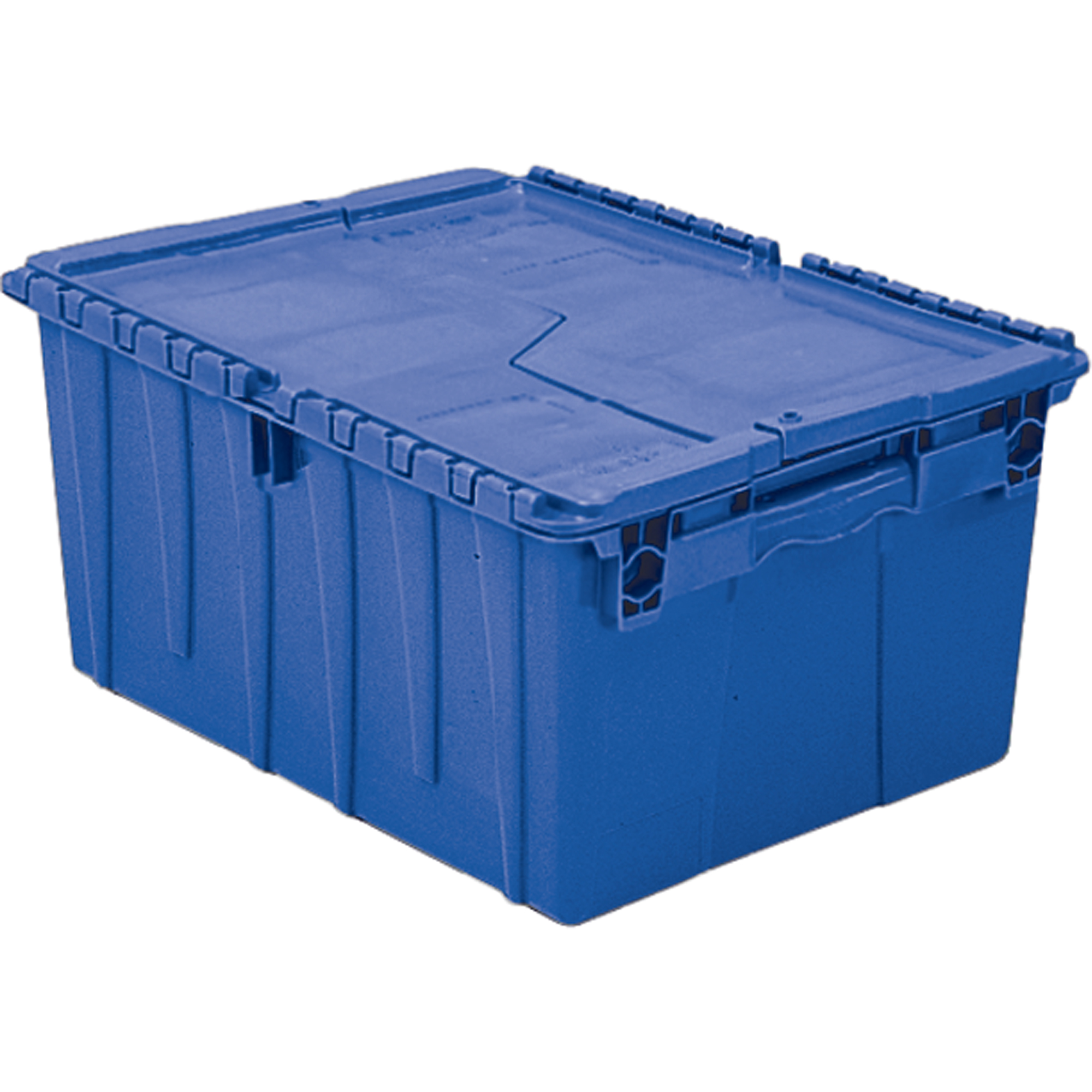 Contenants de distribution FlipakMD en plastique polyéthylène (PE), 11,8" x 9,8" x 7,7", Bleu