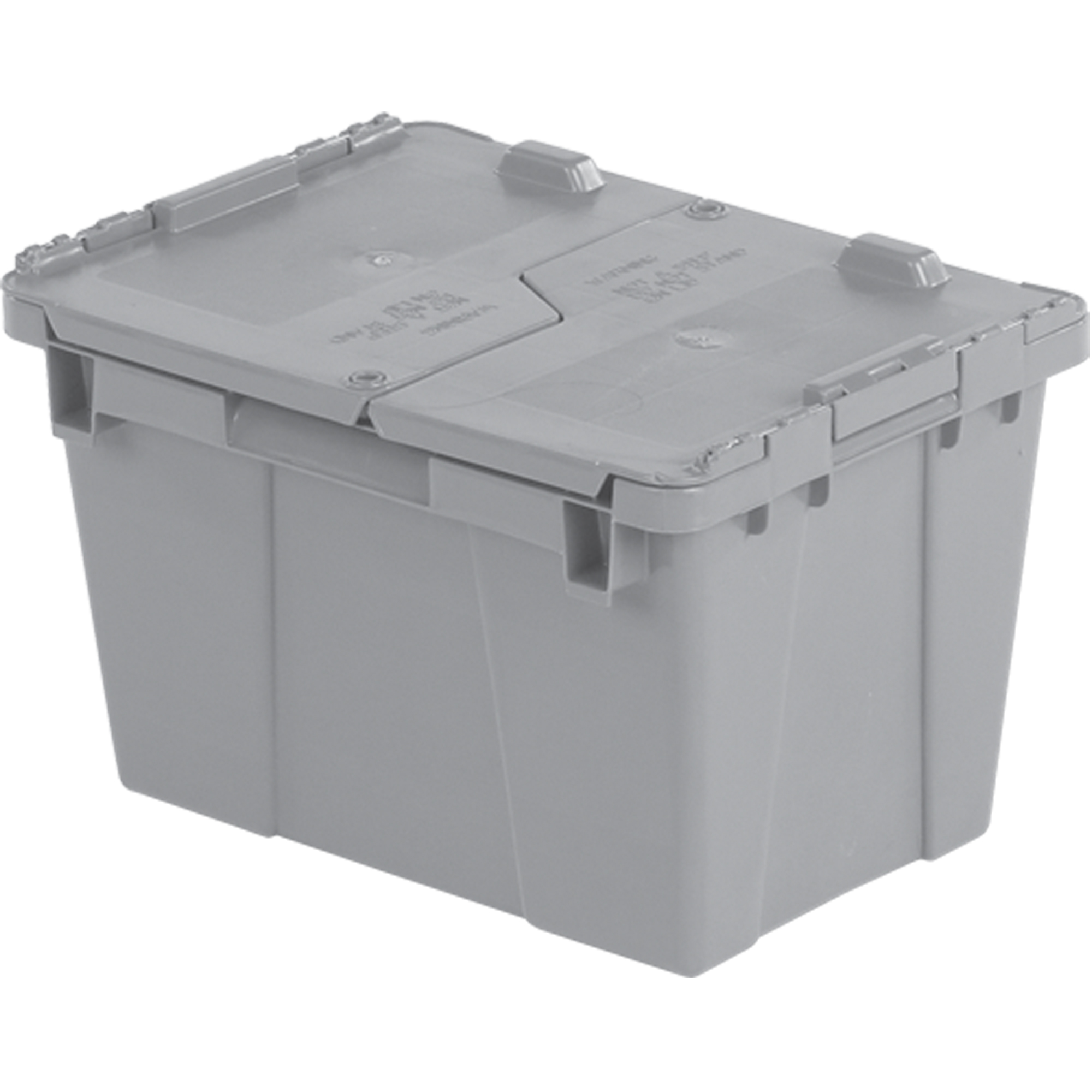 Contenants de distribution FlipakMD en plastique polyéthylène (PE), 15,2" x 10,9" x 9,7", Gris