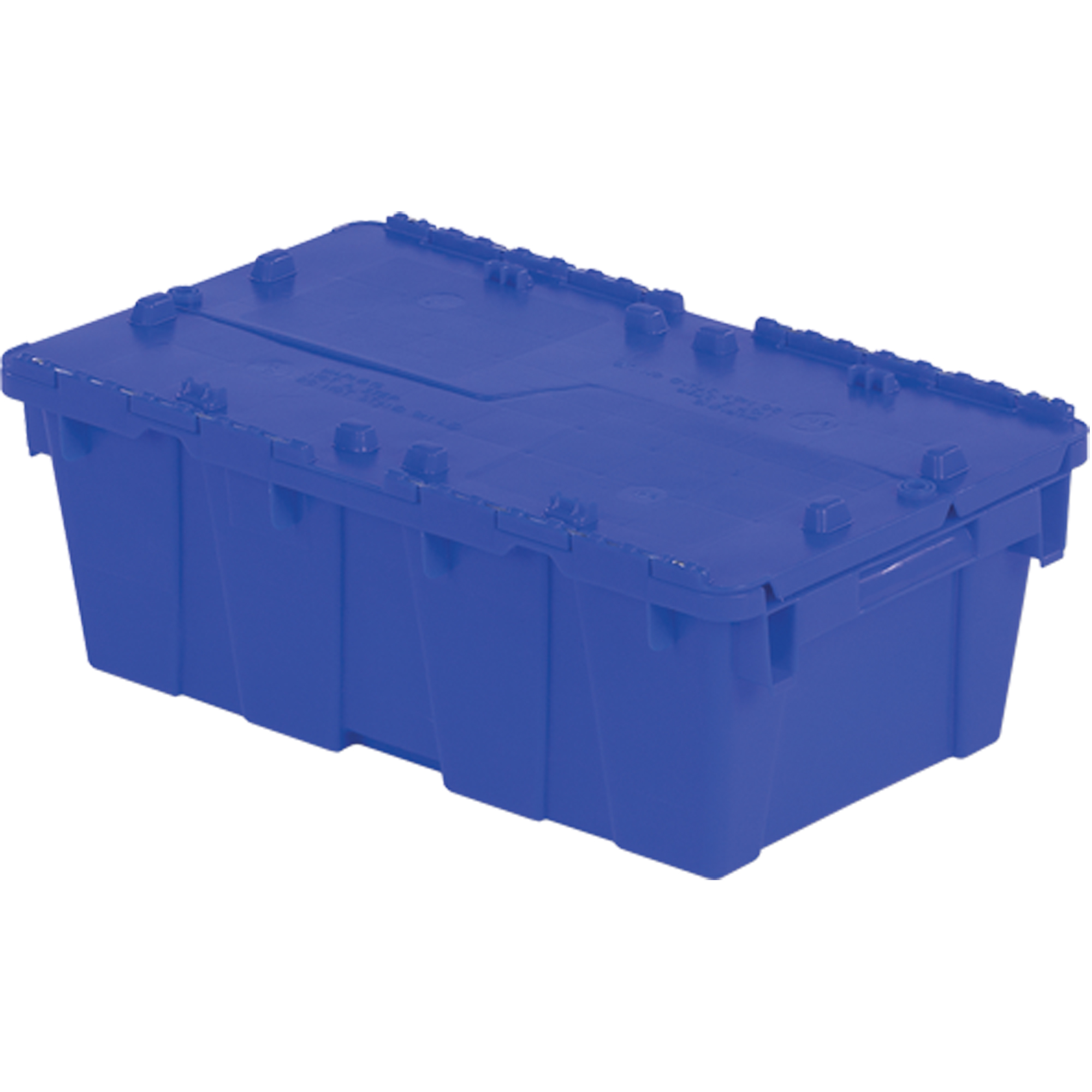 Contenants de distribution FlipakMD en plastique polyéthylène (PE), 19,7" x 11,8" x 7,3", Bleu