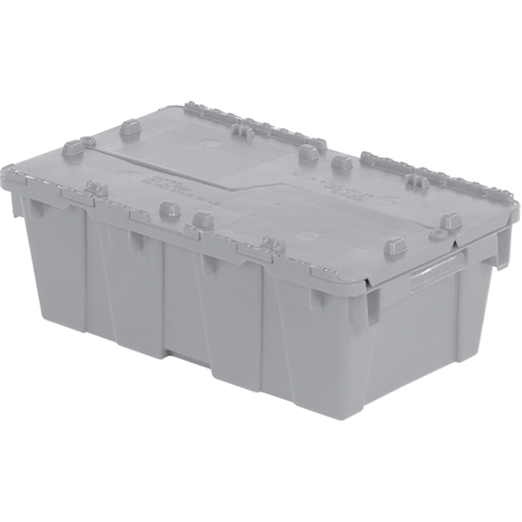Contenants de distribution FlipakMD en plastique polyéthylène (PE), 19,7" x 11,8" x 7,3", Gris