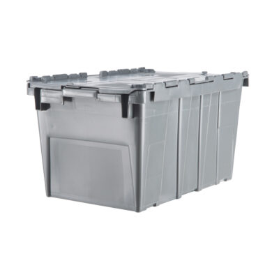 Contenants de distribution FlipakMD en plastique polyéthylène (PE), 20,6" x 13,2" x 11,6", Gris