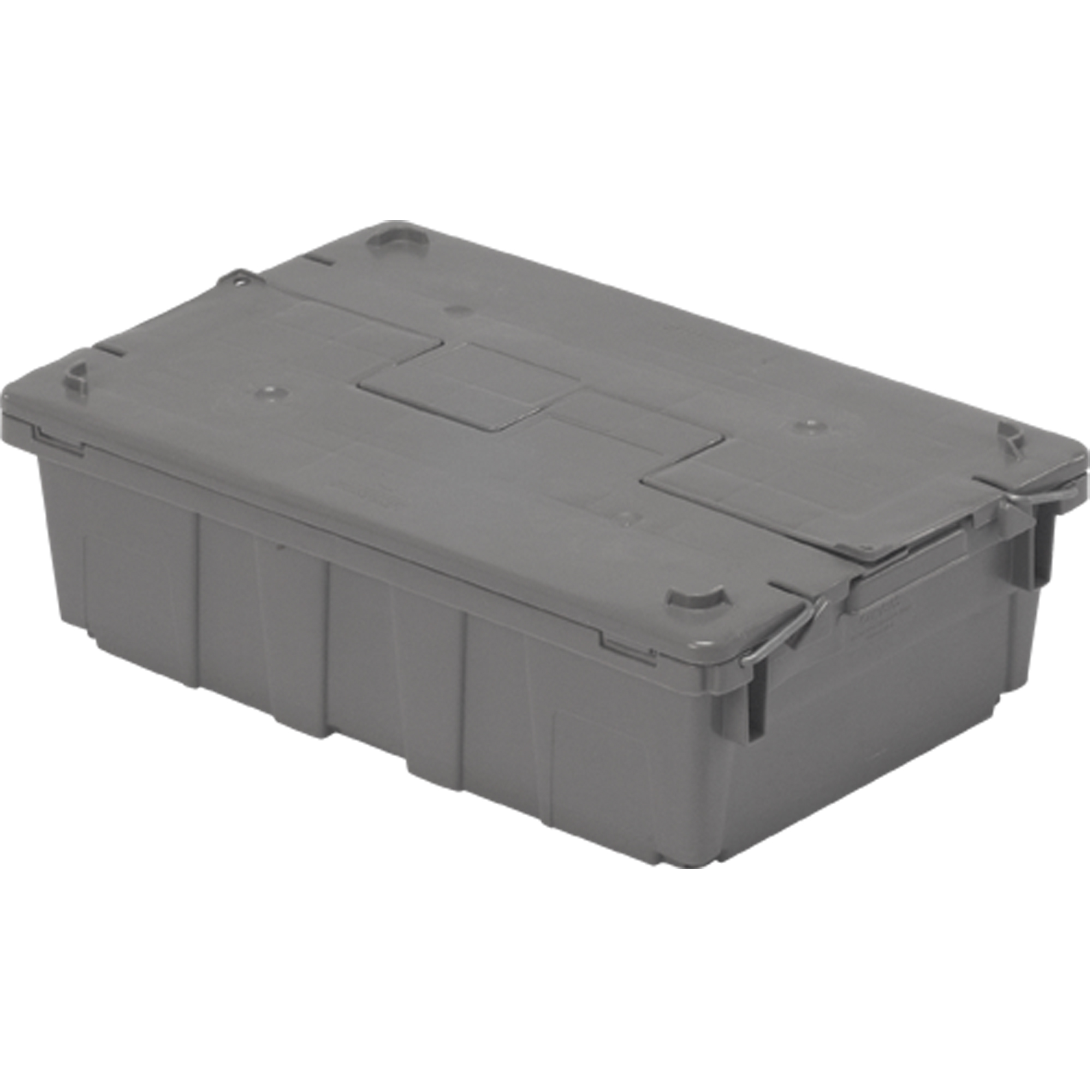 Contenants de distribution FlipakMD en plastique polyéthylène (PE), 20,6" x 13,5" x 6,5", Gris