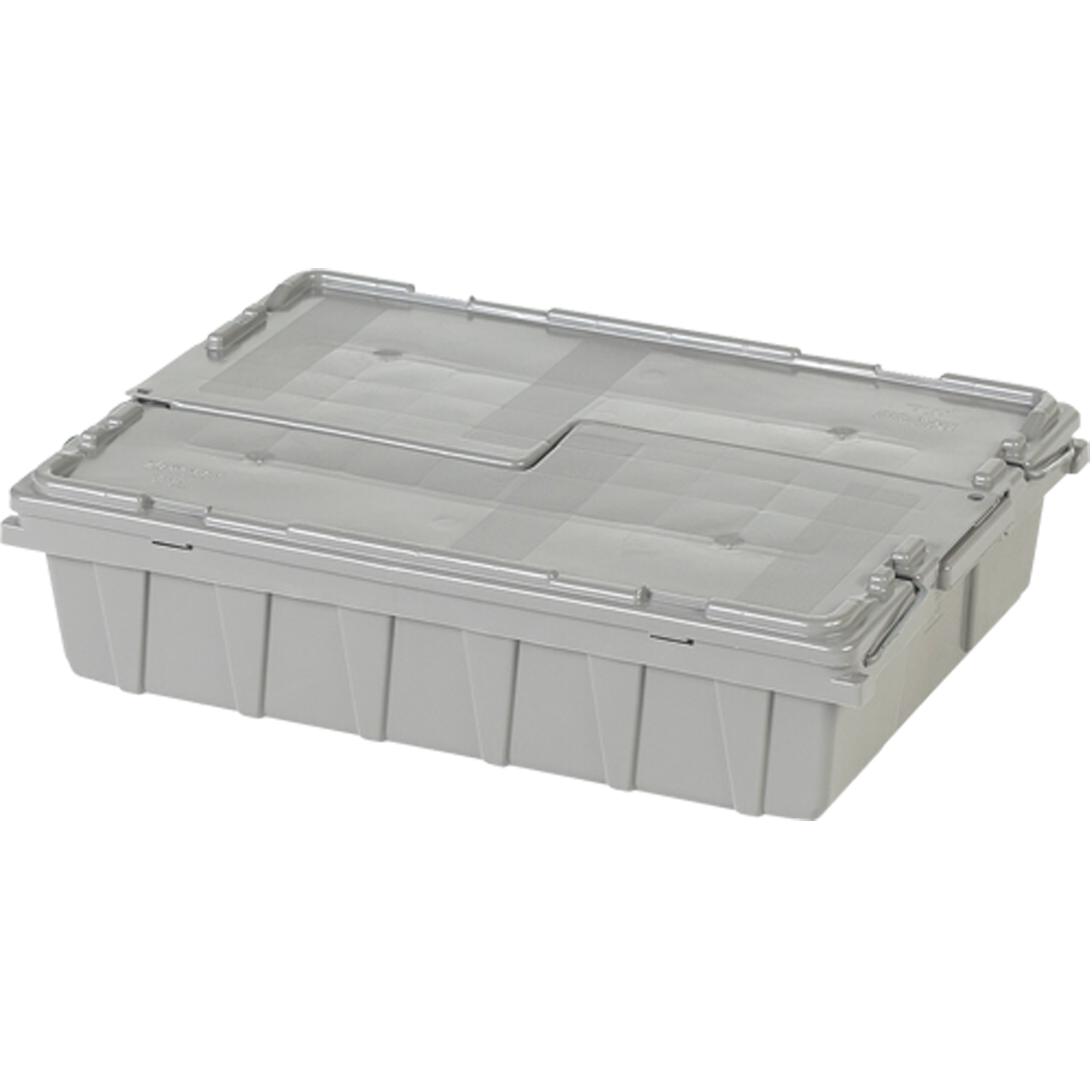 Contenants de distribution FlipakMD en plastique polyéthylène (PE), 21,8" x 15,1" x 5,5", Gris