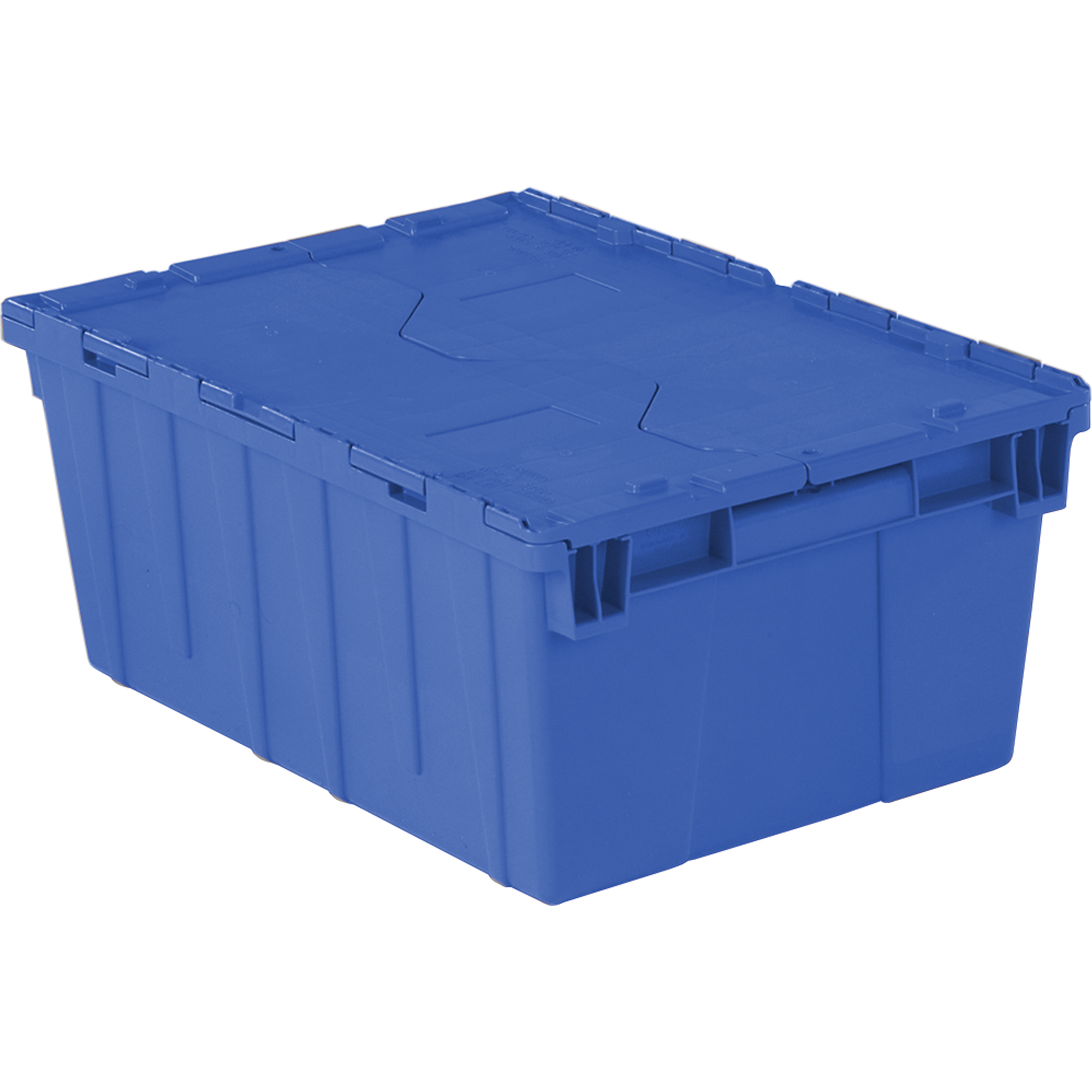 Contenants de distribution FlipakMD en plastique polyéthylène (PE), 21,9" x 15,2" x 9,3", Bleu