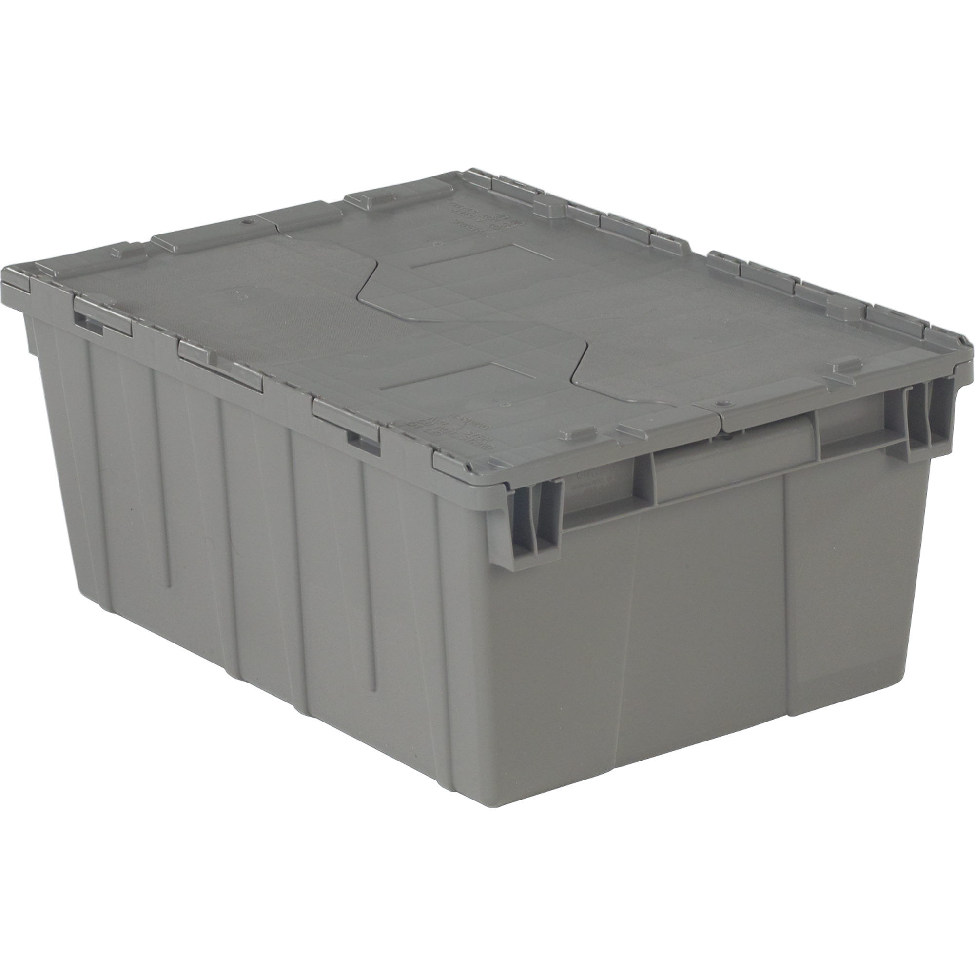 Contenants de distribution FlipakMD en plastique polyéthylène (PE), 21,9" x 15,2" x 9,3", Gris