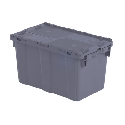 Contenants de distribution FlipakMD en plastique polyéthylène (PE), 22,3" x 13" x 12,8", Gris