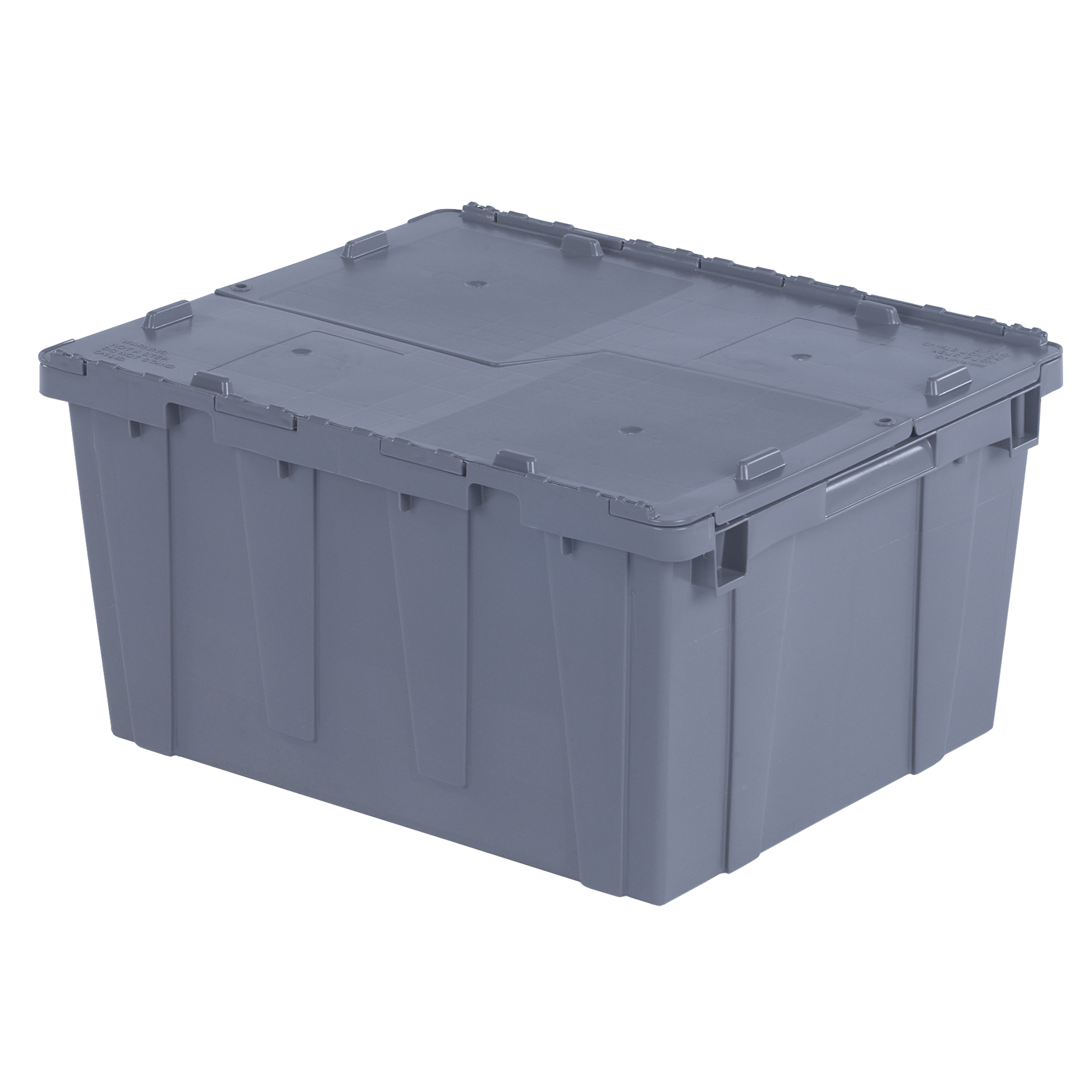 Contenants de distribution FlipakMD en plastique polyéthylène (PE), 23,9" x 19,6" x 12,6", Gris