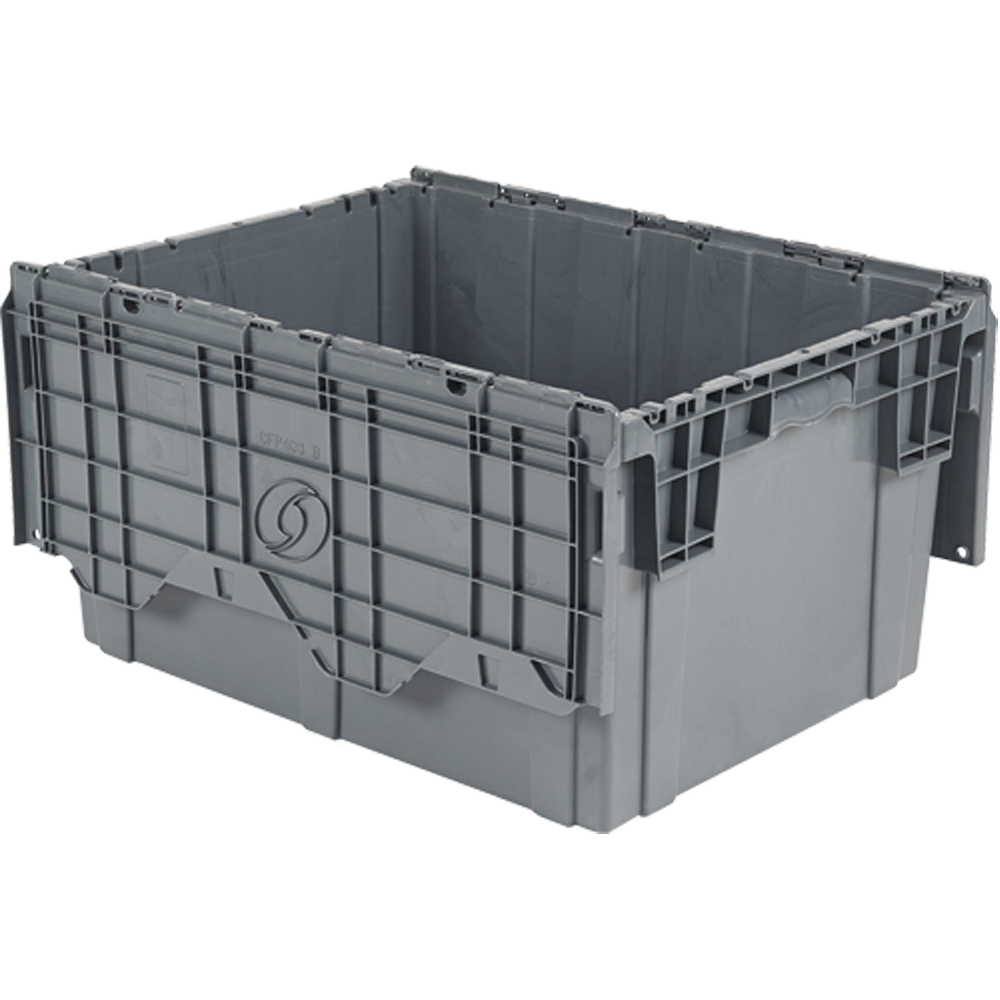 Contenants de distribution FlipakMC en plastique polyéthylène (PE), 27,9" x 20,9" x 15,2", Gris