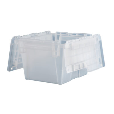Contenants de distribution FlipakMD en plastique polypropylène (PP), 11,8" x 9,8" x 7,7", Transparent