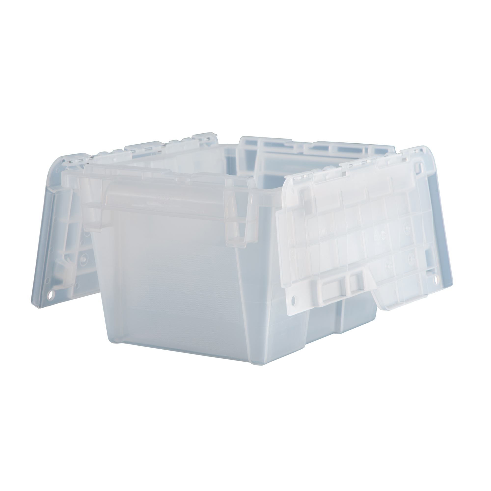 Contenants de distribution FlipakMD en plastique polypropylène (PP), 11,8" x 9,8" x 7,7", Transparent