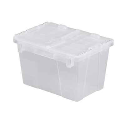 Contenants de distribution FlipakMD en plastique polypropylène (PP), 15,2" x 10,9" x 9,7", Transparent