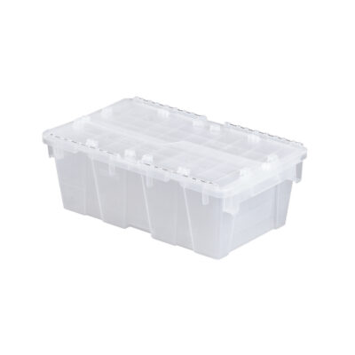 Contenants de distribution FlipakMD en plastique polypropylène (PP), 19,7" x 11,8" x 7,3", Transparent