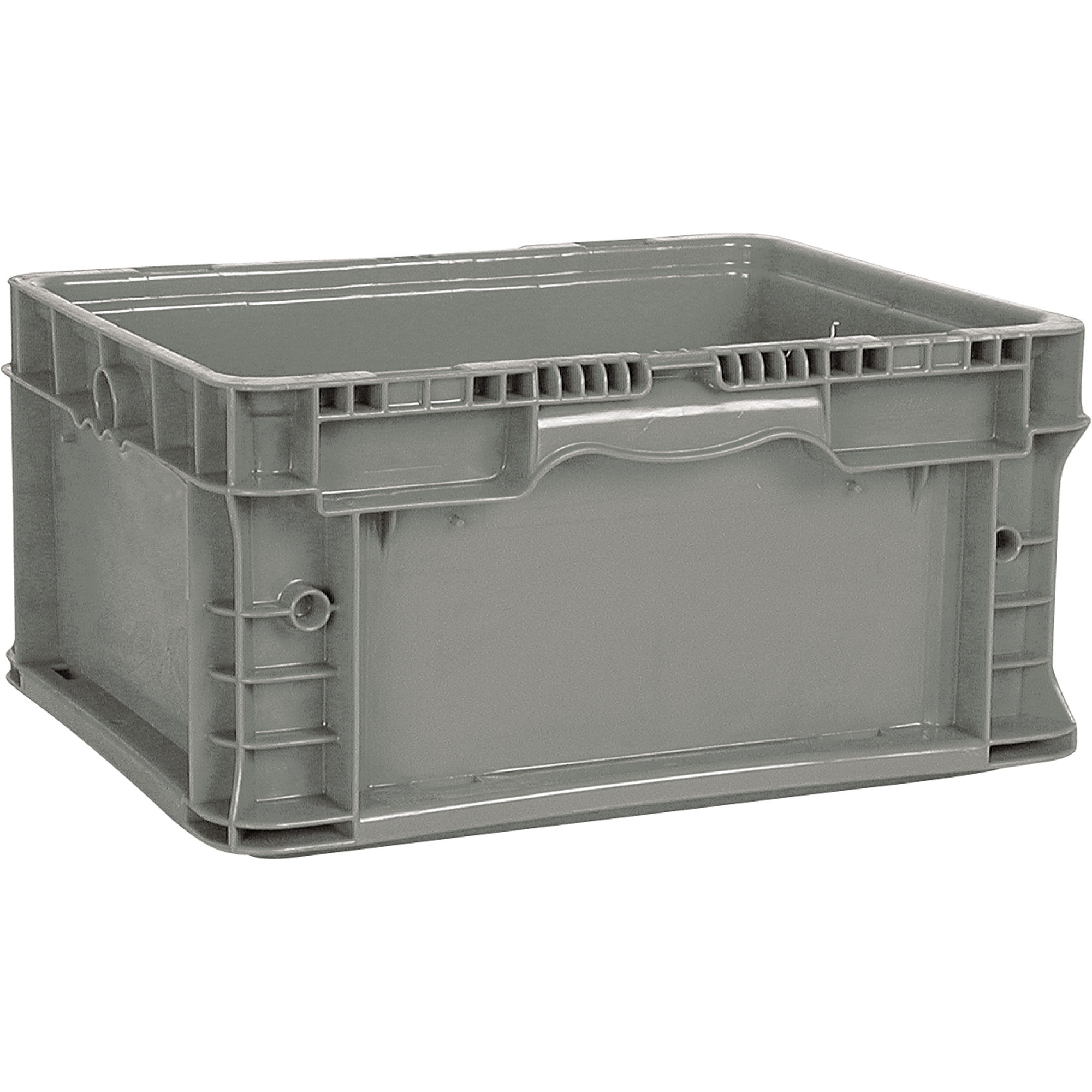 Système de contenants d'expédition 4845 de StakPak Plus, 15" la x 12" p x 5" h, Gris