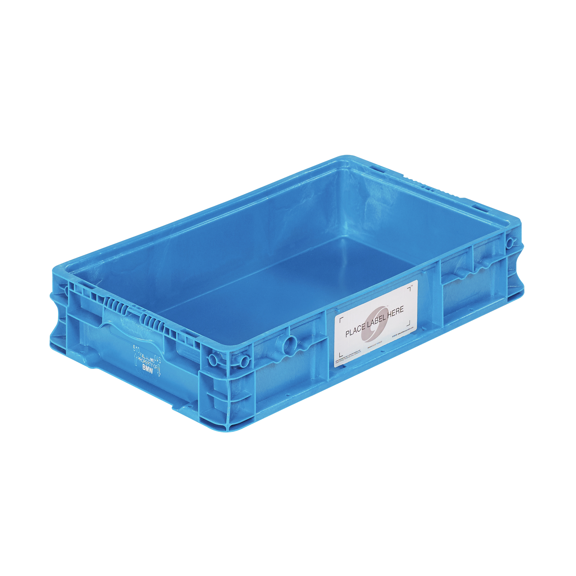 Système de contenants d'expédition 4845 de StakPak Plus, 15" la x 24" p x 5" h, Bleu royal