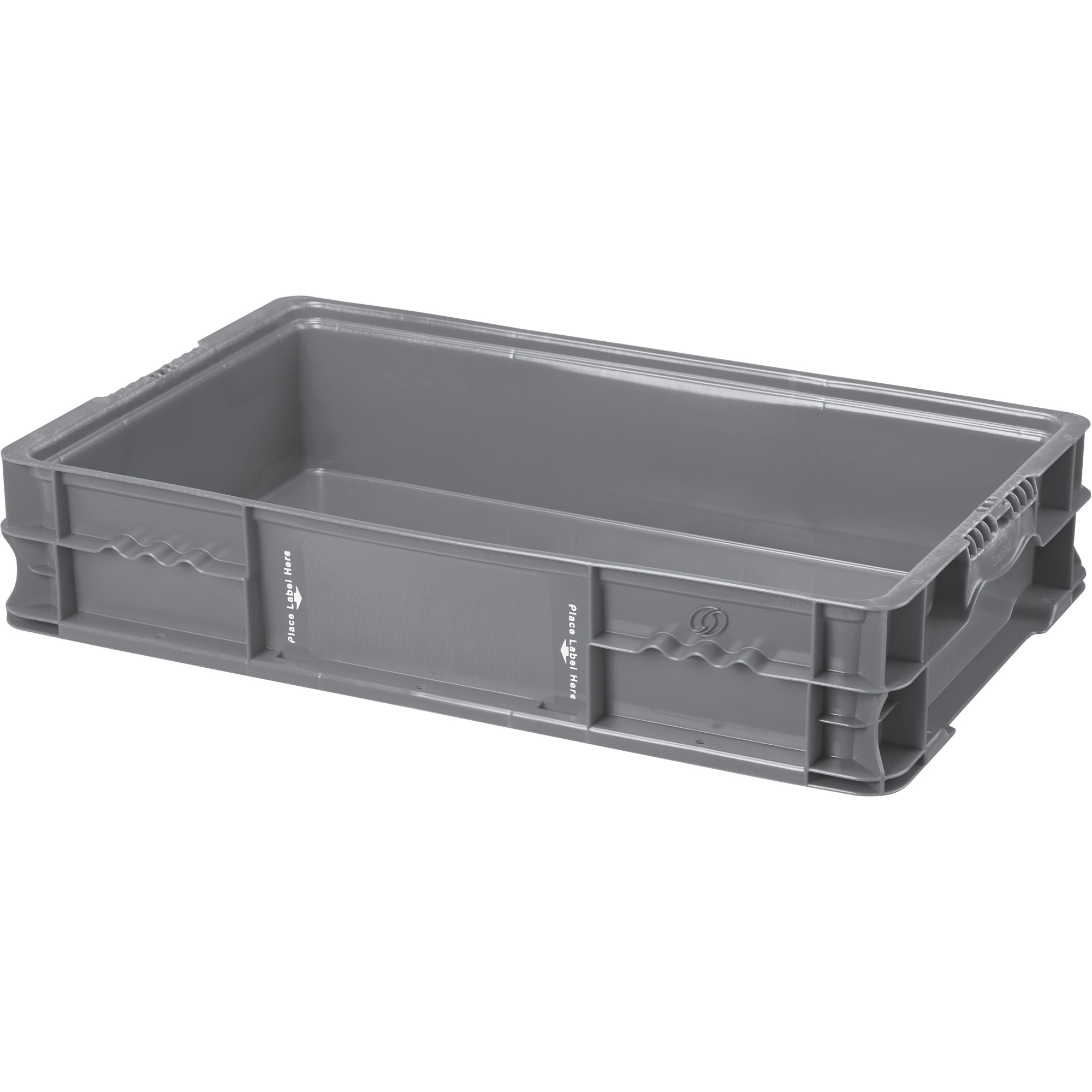 Système de contenants d'expédition 4845 de StakPak Plus, 15" la x 24" p x 5" h, Gris