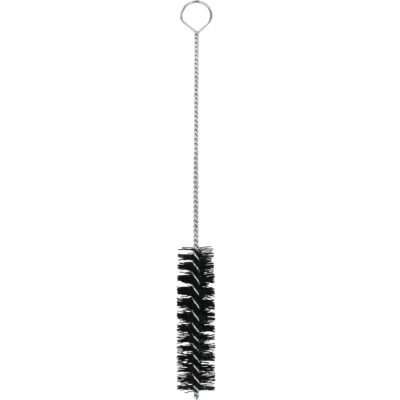 Brosse à tubes en nylon, 1" dia. x 5" l, 15-1/2" longueur hors tout