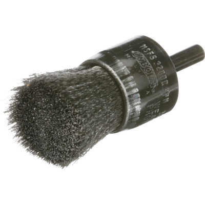 Brosse montée à fils ondulés, 1", Fils 0.005
