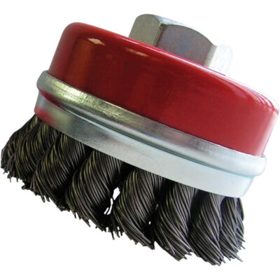 Brosses-boisseau, 3" dia. x 5/8"-11 arbre
