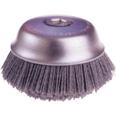 Brosses-boisseau ATBMC à coupe arrondie, abrasif nylon