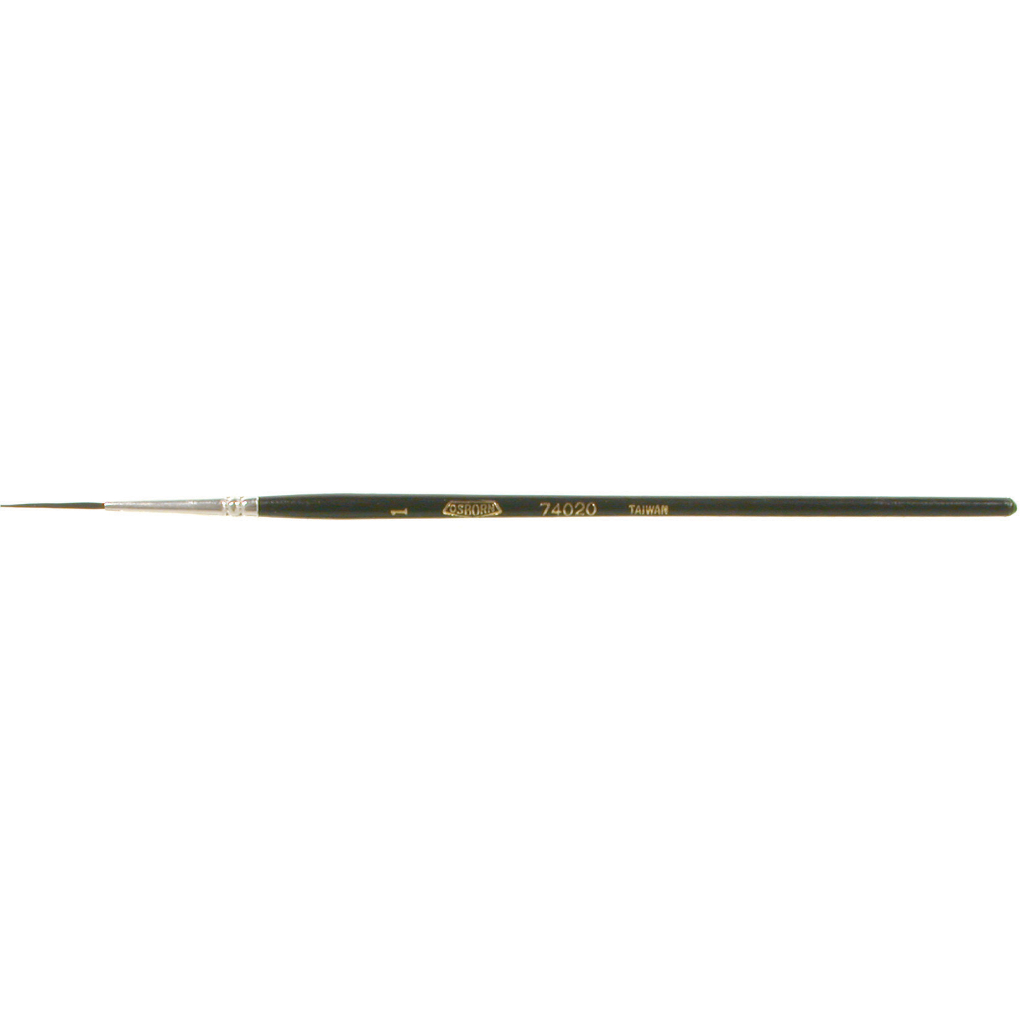 Pinceau à lettre de forme ronde pour le marquage, Largeur de la brosse de 1/16", Soie de chameau, Manche à Bois