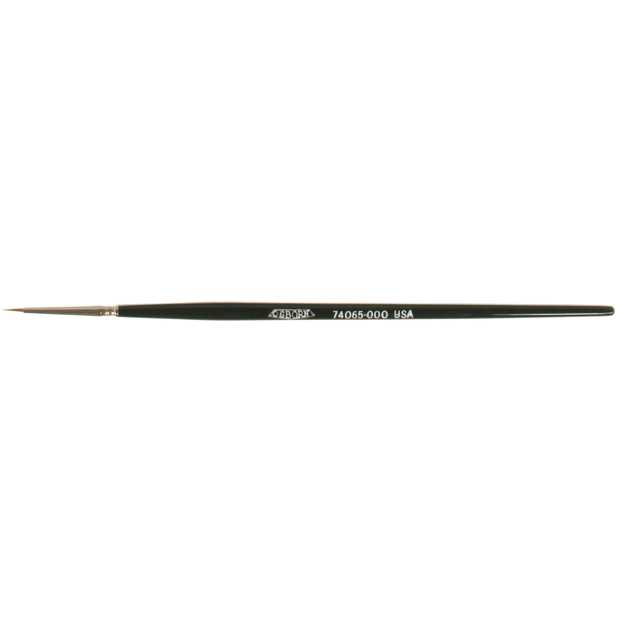 Pinceau d'artiste, Largeur de la brosse de 1/32", Martre rouge, Manche à Bois