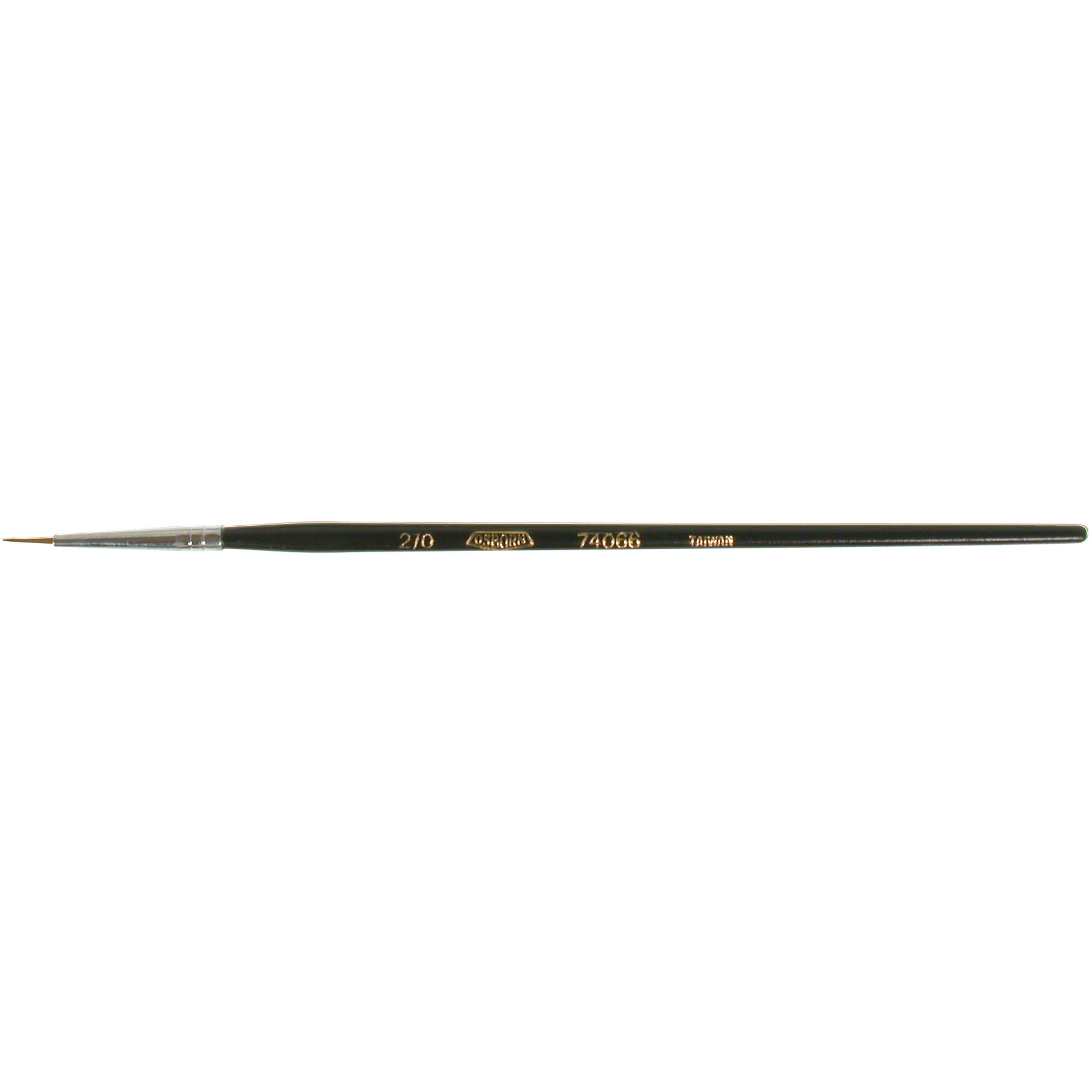 Pinceau d'artiste, Largeur de la brosse de 3/64", Martre rouge, Manche à Bois