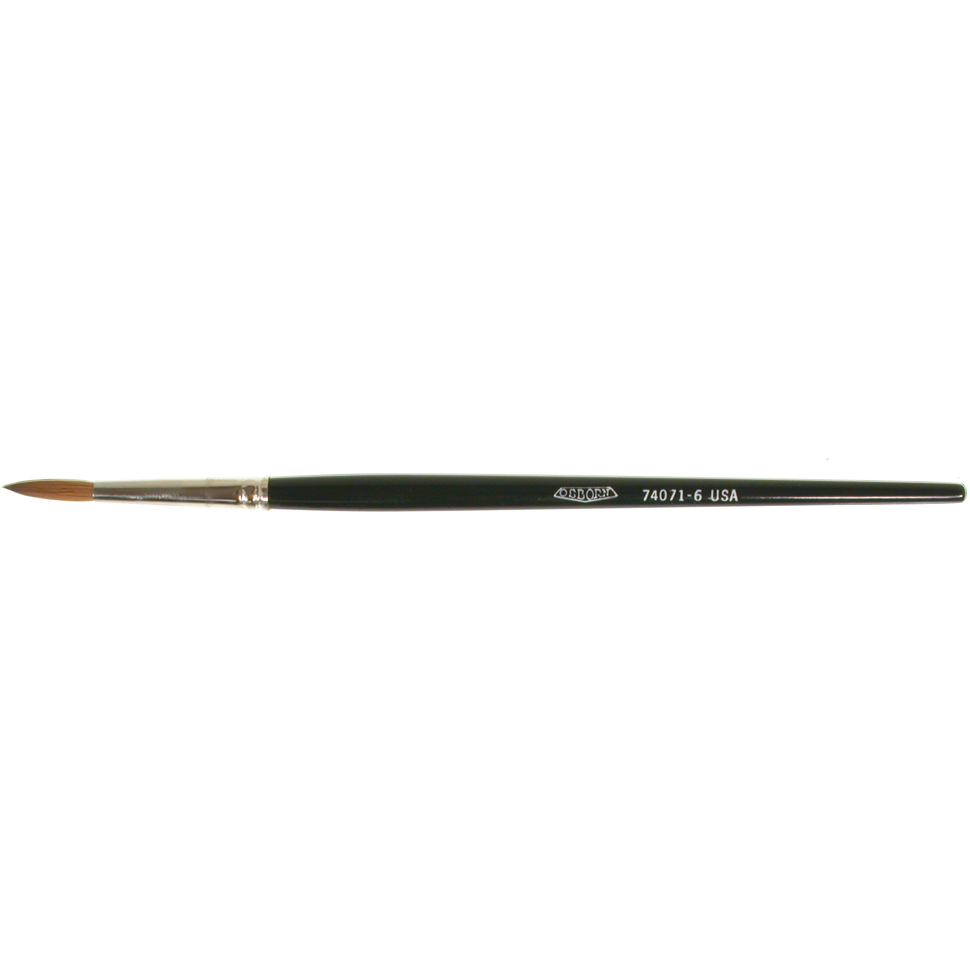 Pinceau d'artiste, Largeur de la brosse de 5/32", Martre rouge, Manche à Bois
