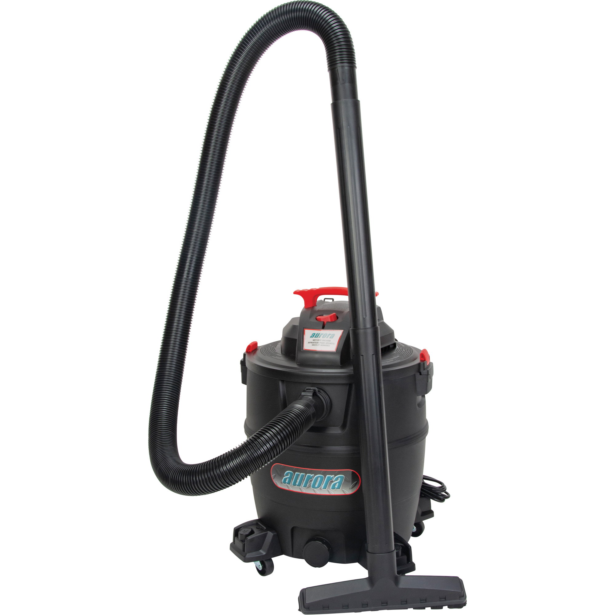 Aspirateur, Secs-humides, 6 CV, 16 gal. US (60,6 litres)