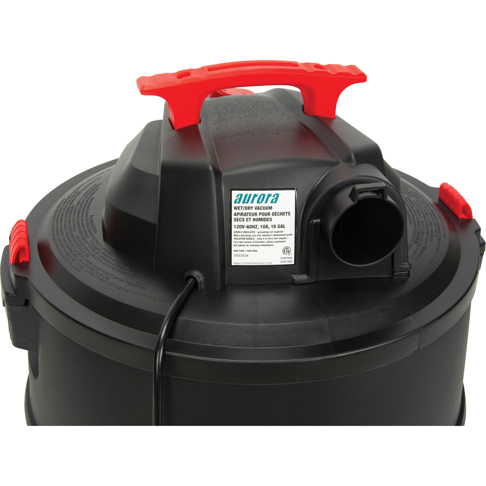 Aspirateur, Secs-humides, 6 CV, 16 gal. US (60,6 litres) – Image 4
