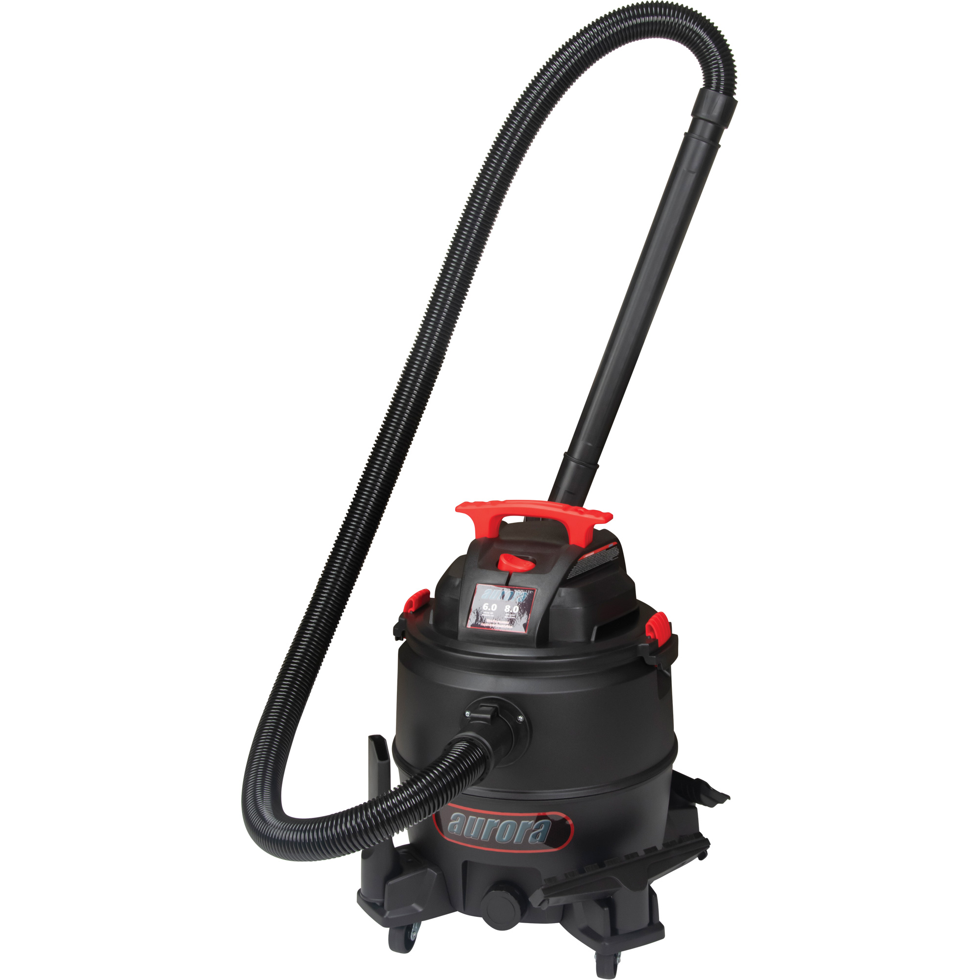 Aspirateur, Secs-humides, 6 CV, 8 gal. US (30,3 litres)