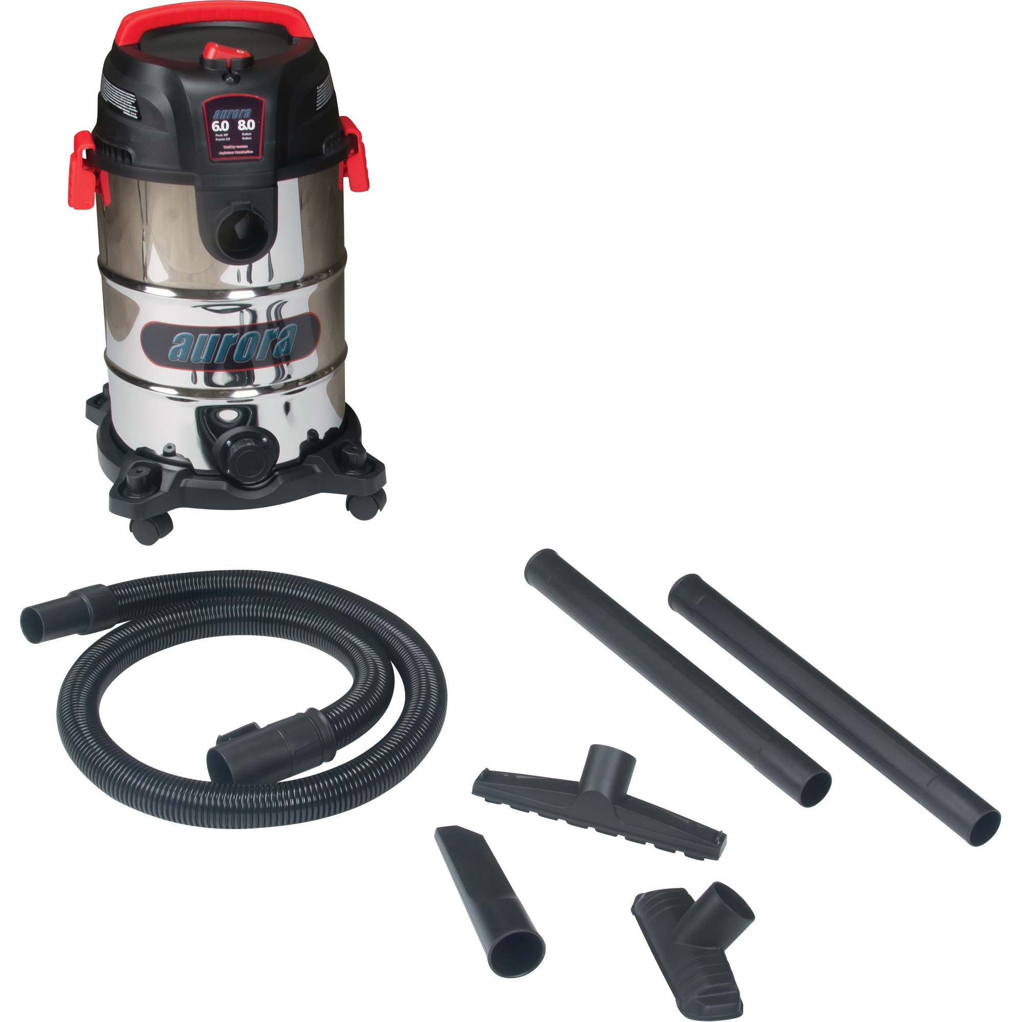 Aspirateur, Secs-humides, 6 CV, 8 gal. US (30,3 litres) – Image 2