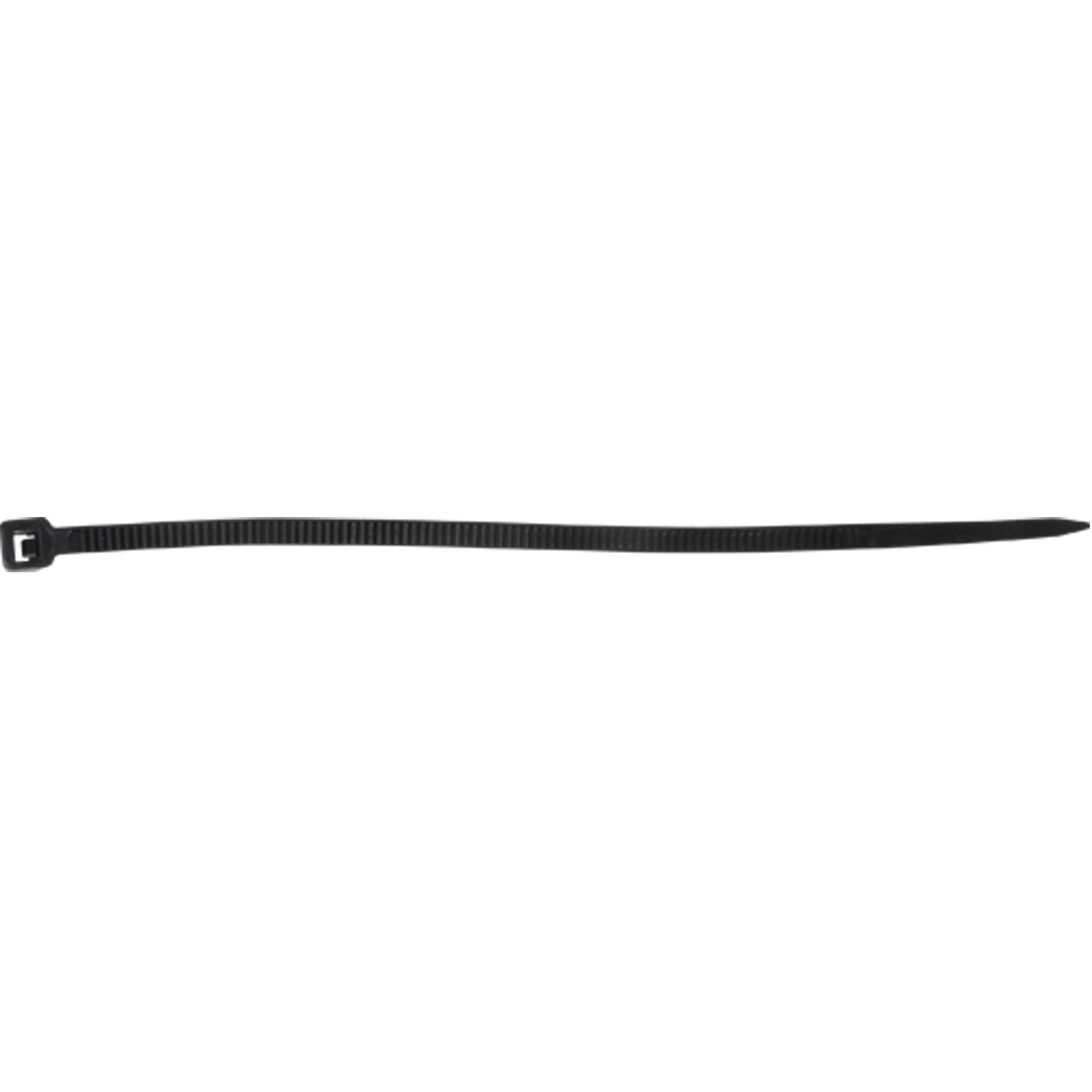 Attaches de câbles, Longueur 15-1/2", Résistance à la traction 120 lb, Noir